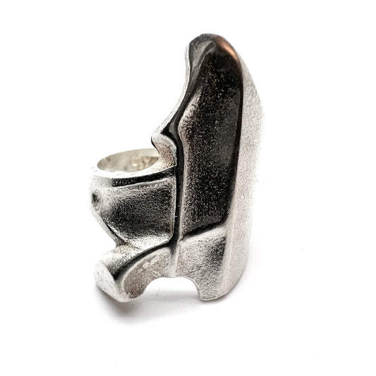 Bjorn Weckstrom for Lapponia, Finland 1986. Vintage Sterling Silver Ring.