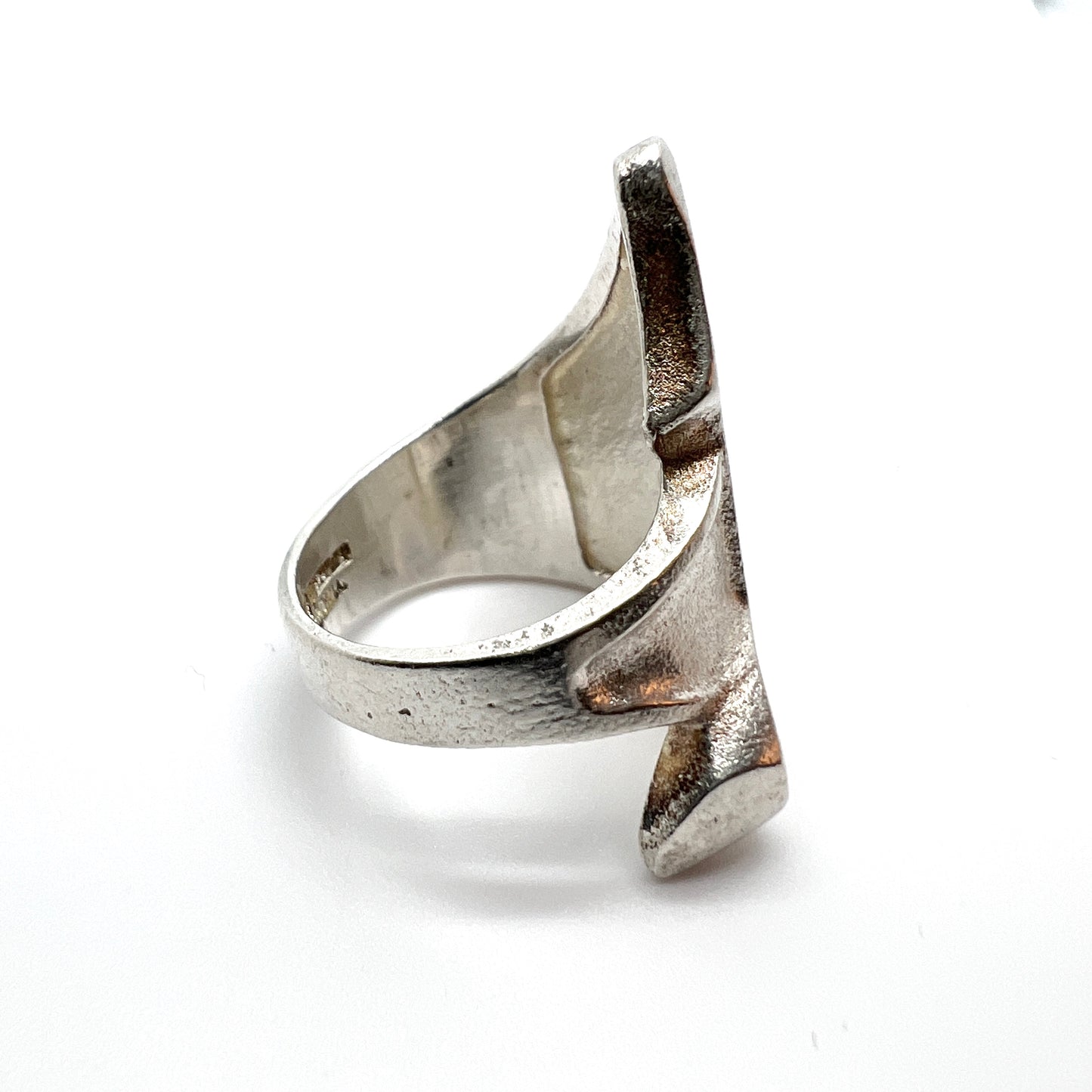 Bjorn Weckstrom for Lapponia, Finland 1986. Vintage Sterling Silver Ring.