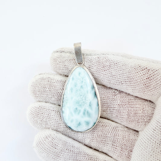 VIntage Sterling Silver Larimar Pendant.