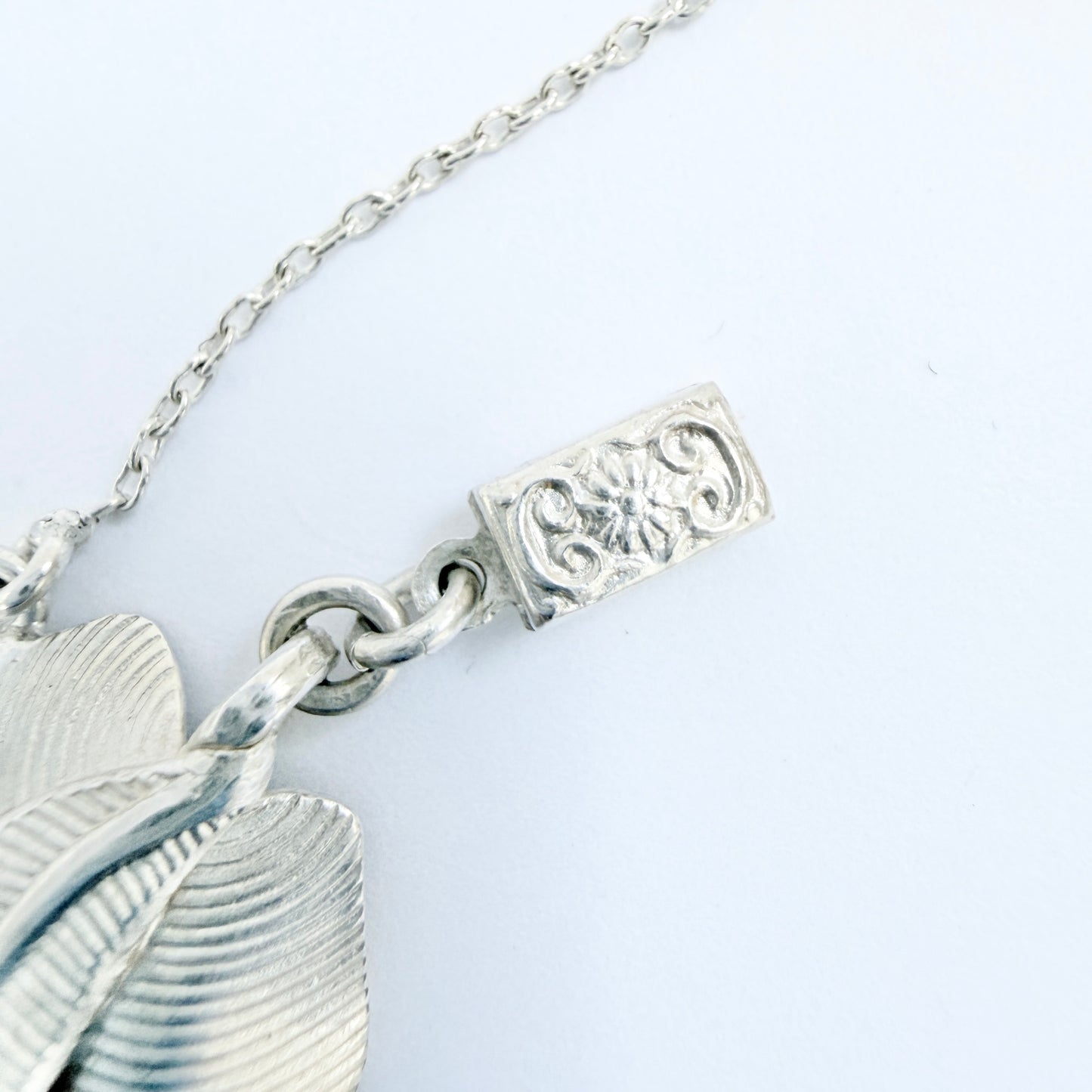 Vintage c 1940s. Solid Silver Organic Bracelet.