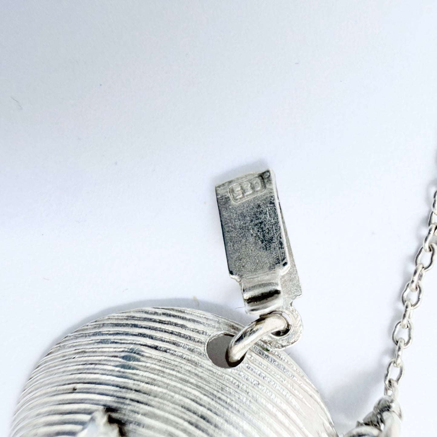 Vintage c 1940s. Solid Silver Organic Bracelet.