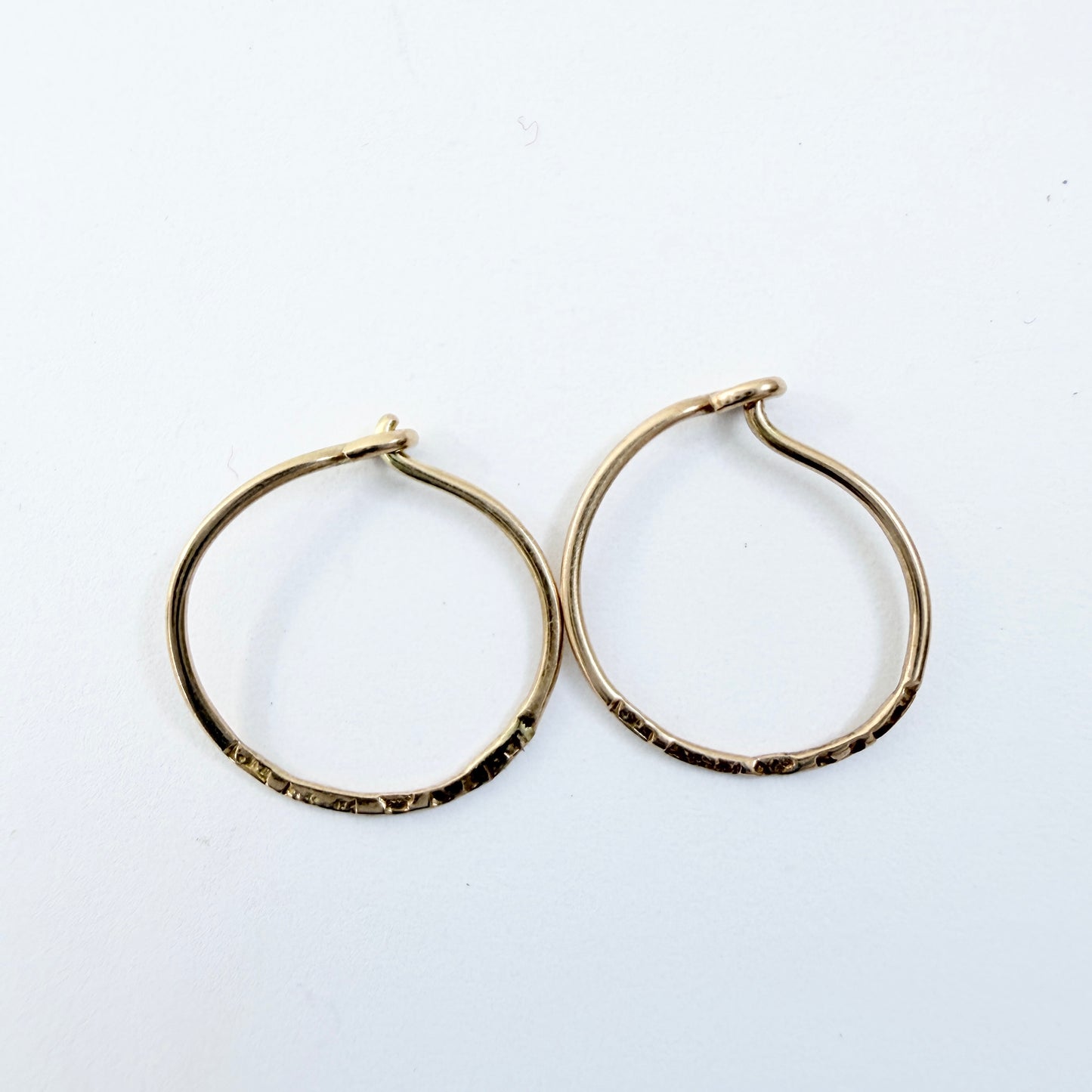 H & K Linder, Sweden 1959. Vintage 18k Gold Earrings.