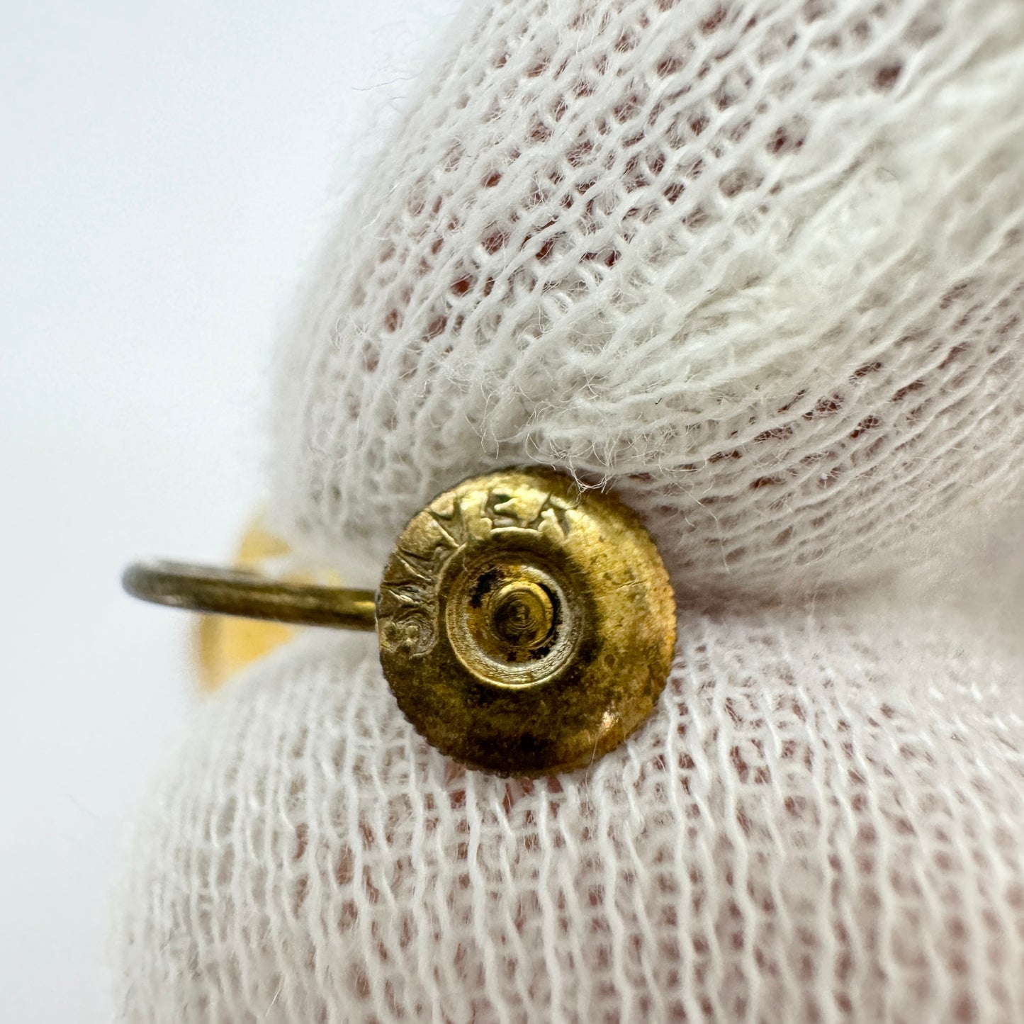 Antique Georgian Paste Stone Earrings with Later Screw-Backs.