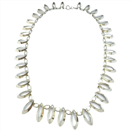 Vintage 1950s Solid Silver Necklace.