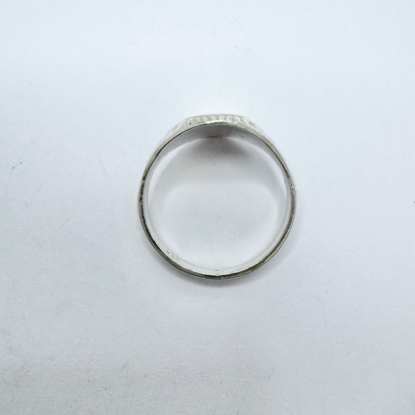 Vintage c 1950. Vintage Sterling Silver Signet Ring.