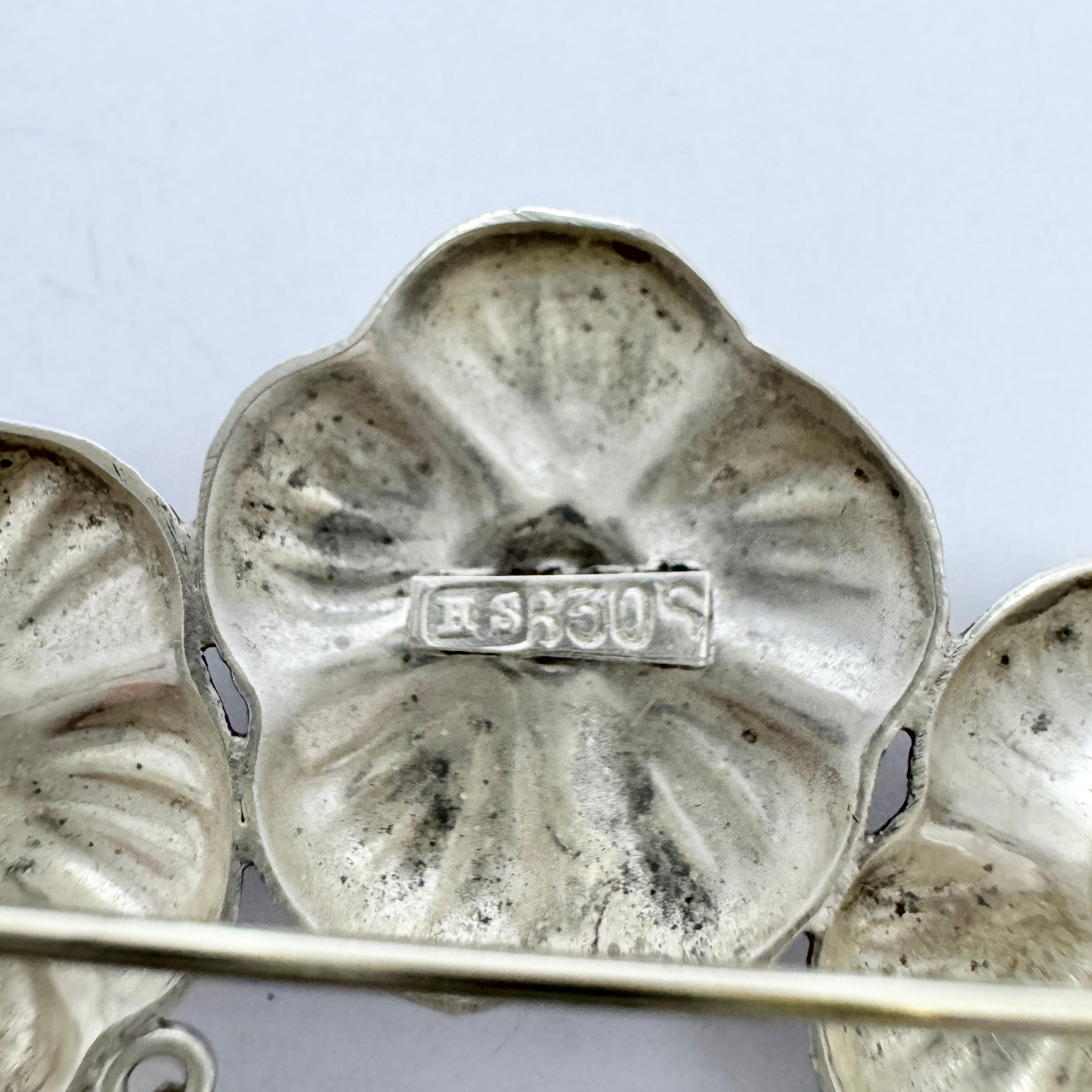 Hans Christian Siiger, Denmark, ca 1920s. Vintage Solid Silver