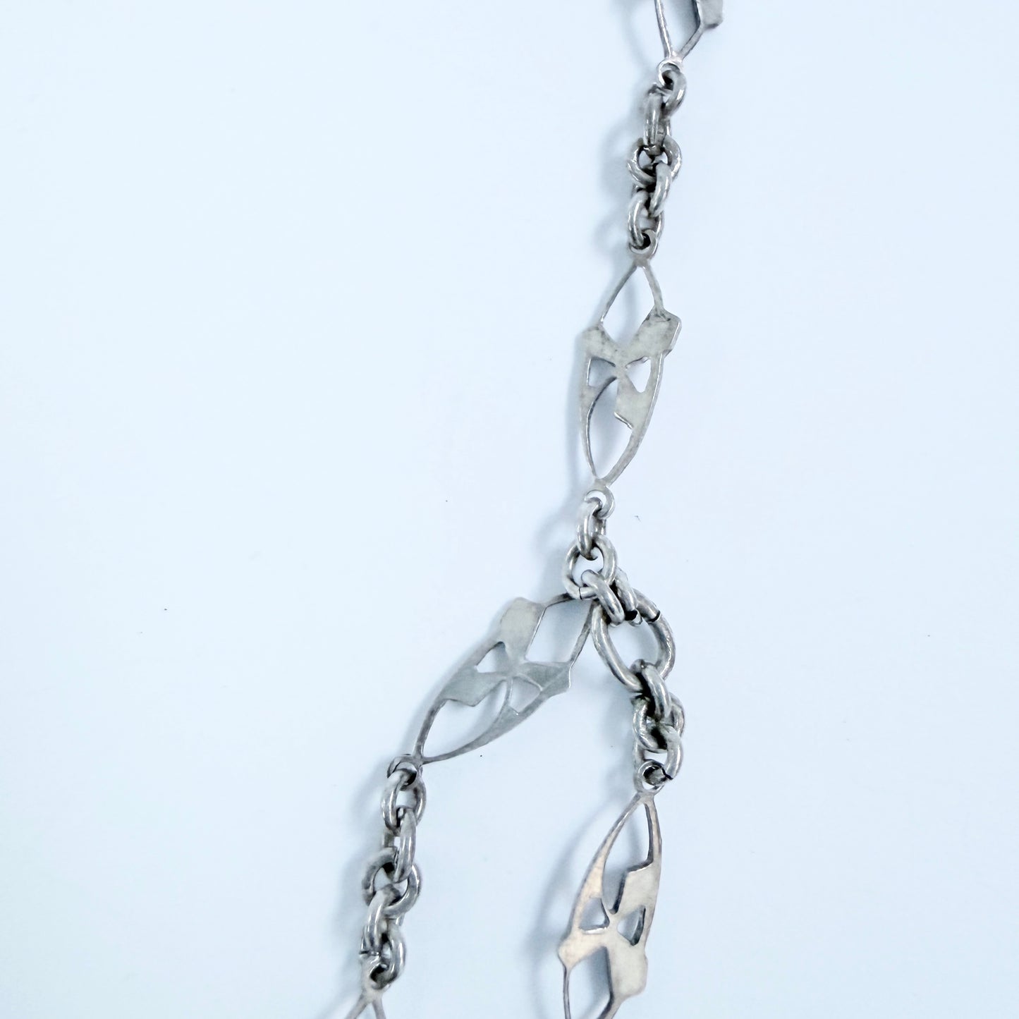 Claes E Giertta, Sweden 1958. Vintage Sterling Silver Rose Quartz Necklace.