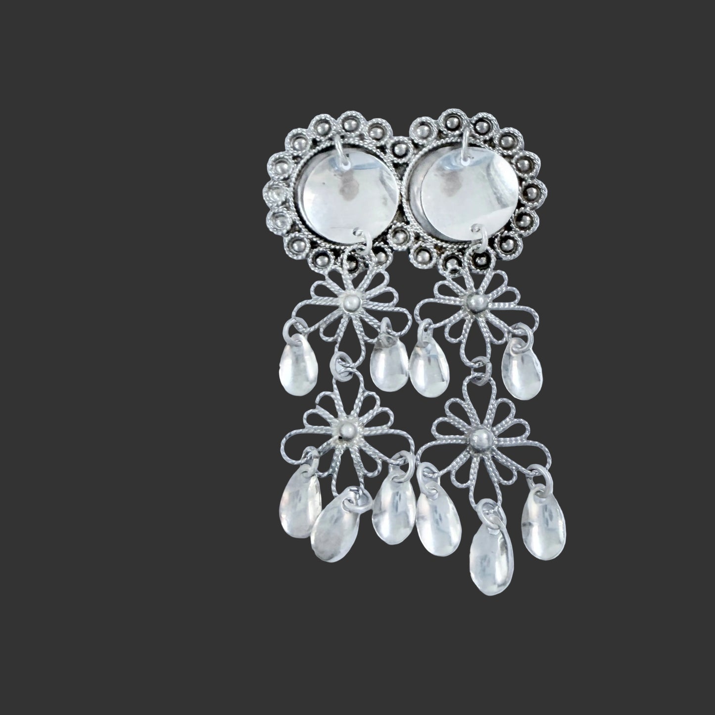 T.A.H, Norway. Vintage Solid Silver Traditional Bunad's Costume Brooch.