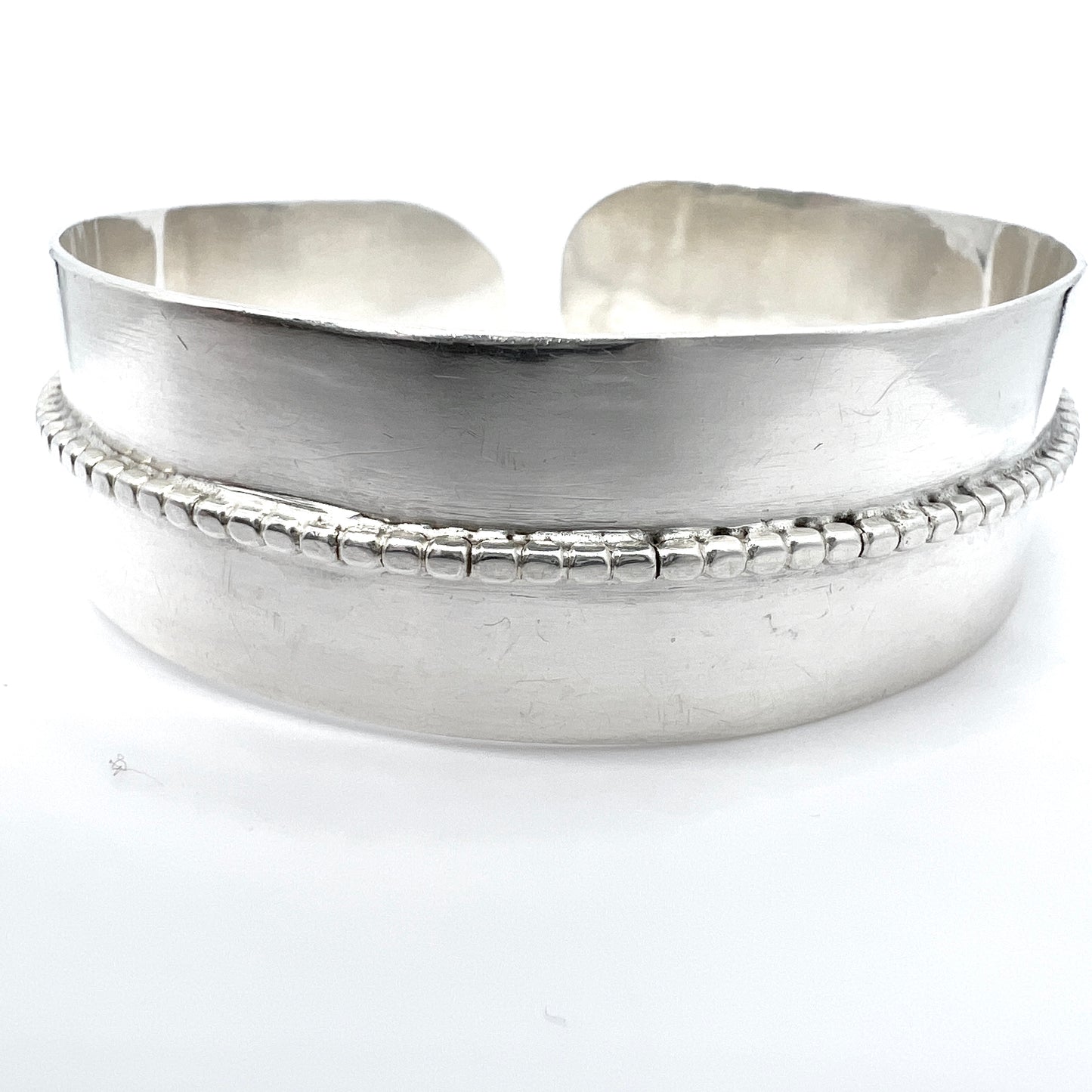 Claes E Giertta, Sweden 1957. Vintage Sterling Silver Cuff Bracelet.