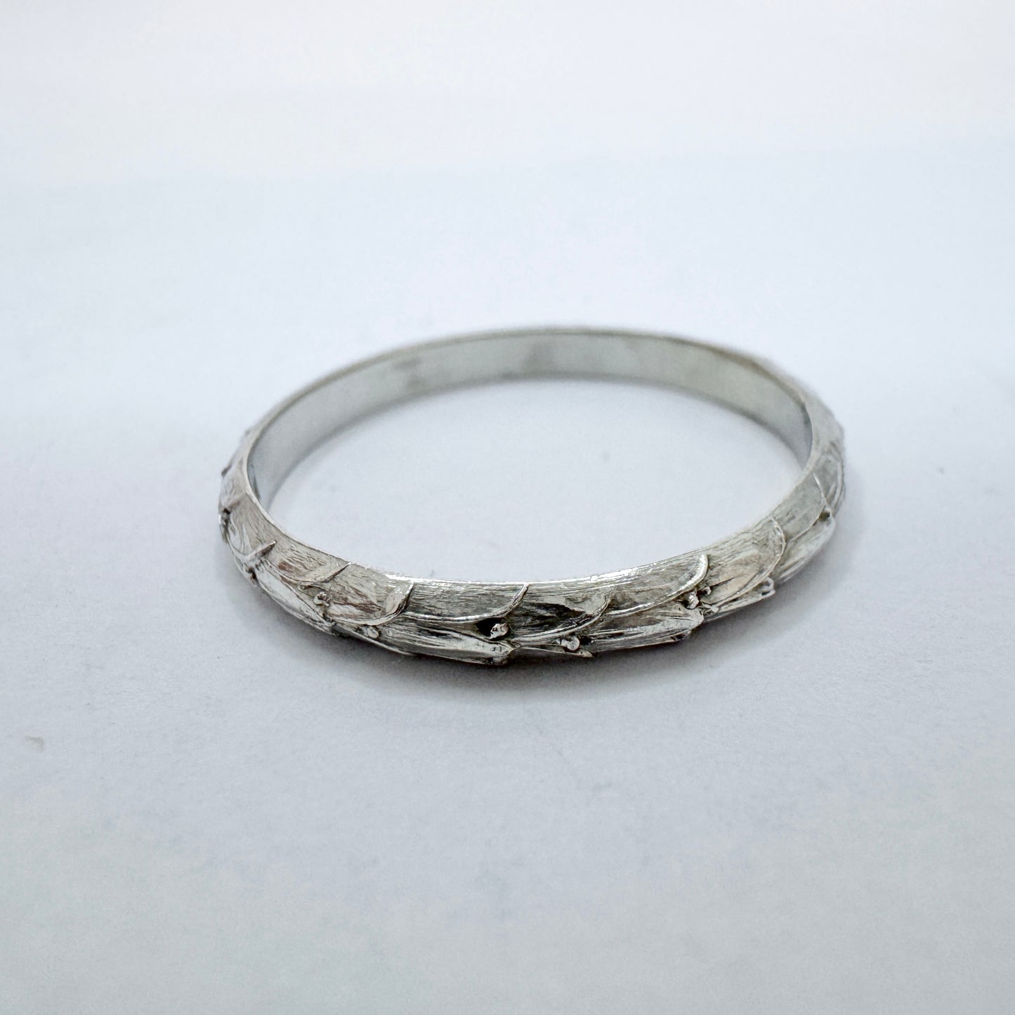 Ekström & Blohm, Sweden 1934. Vintage Solid Silver Band Ring.