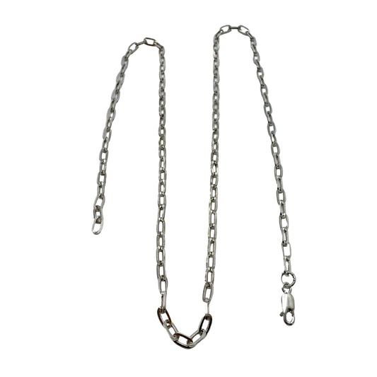 Victor Janson, Sweden. Vintage 61cm Sterling Silver Chain Necklace.