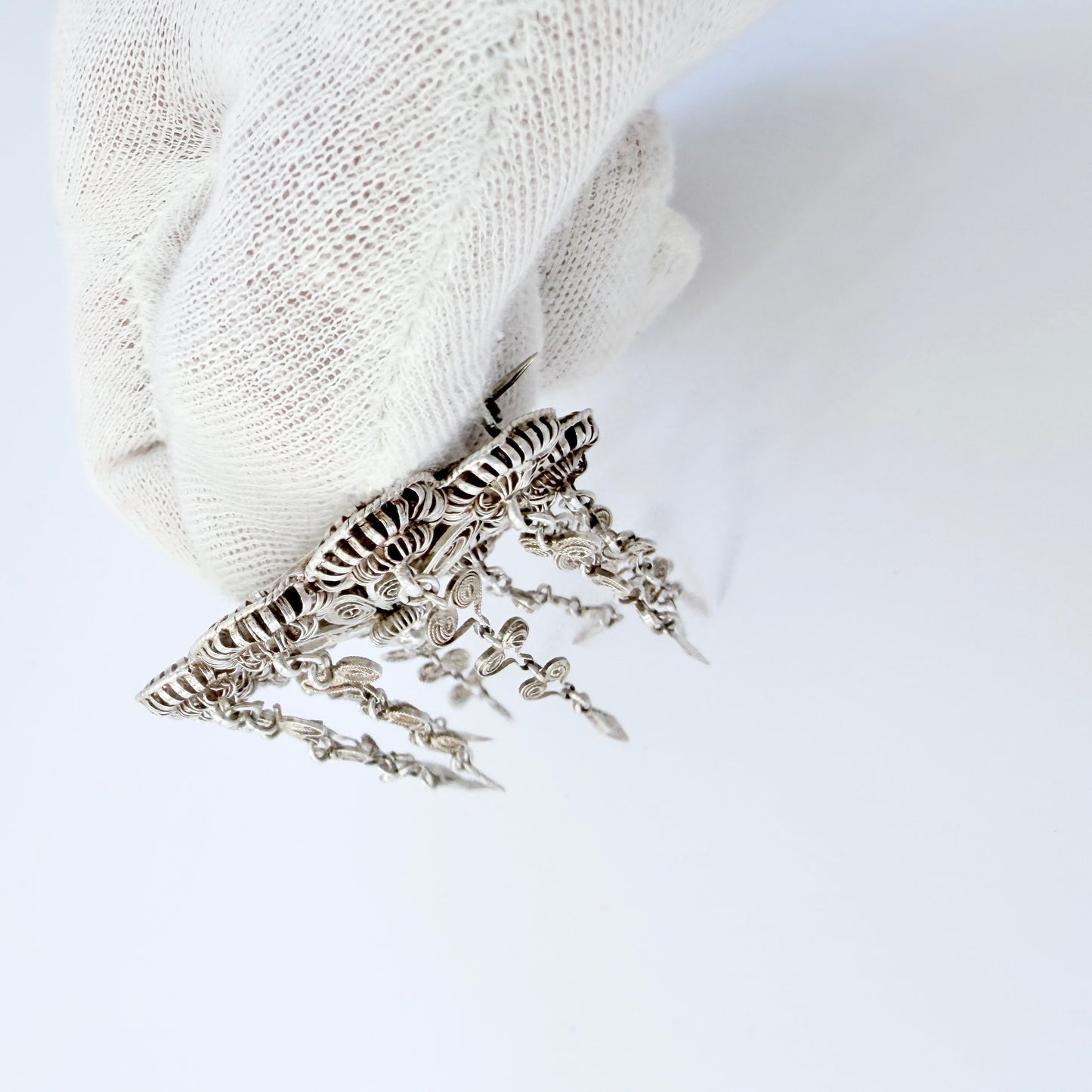 Norway ca 1870-80s. Large Antique Sølje Bunad's Costume Brooch.