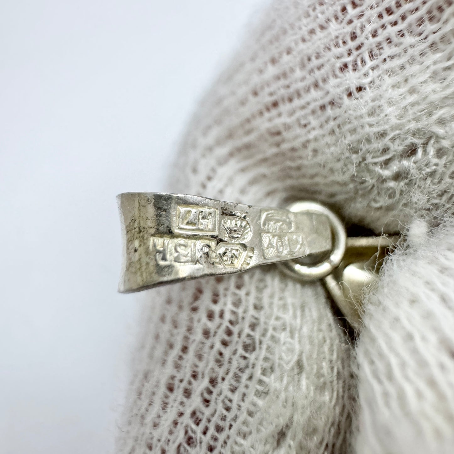 Friedrich Speidel, Germany 1961. Vintage Solid Silver Tiger's Eye Pendant.