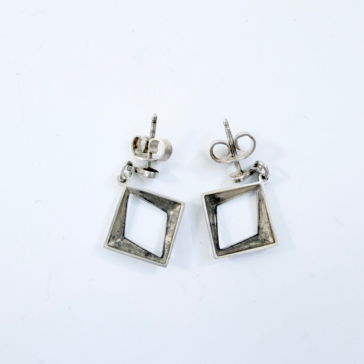 Georg Jensen, Denmark. Vintage Solid Silver Pendant Necklace. Heritage 1990. Original Box