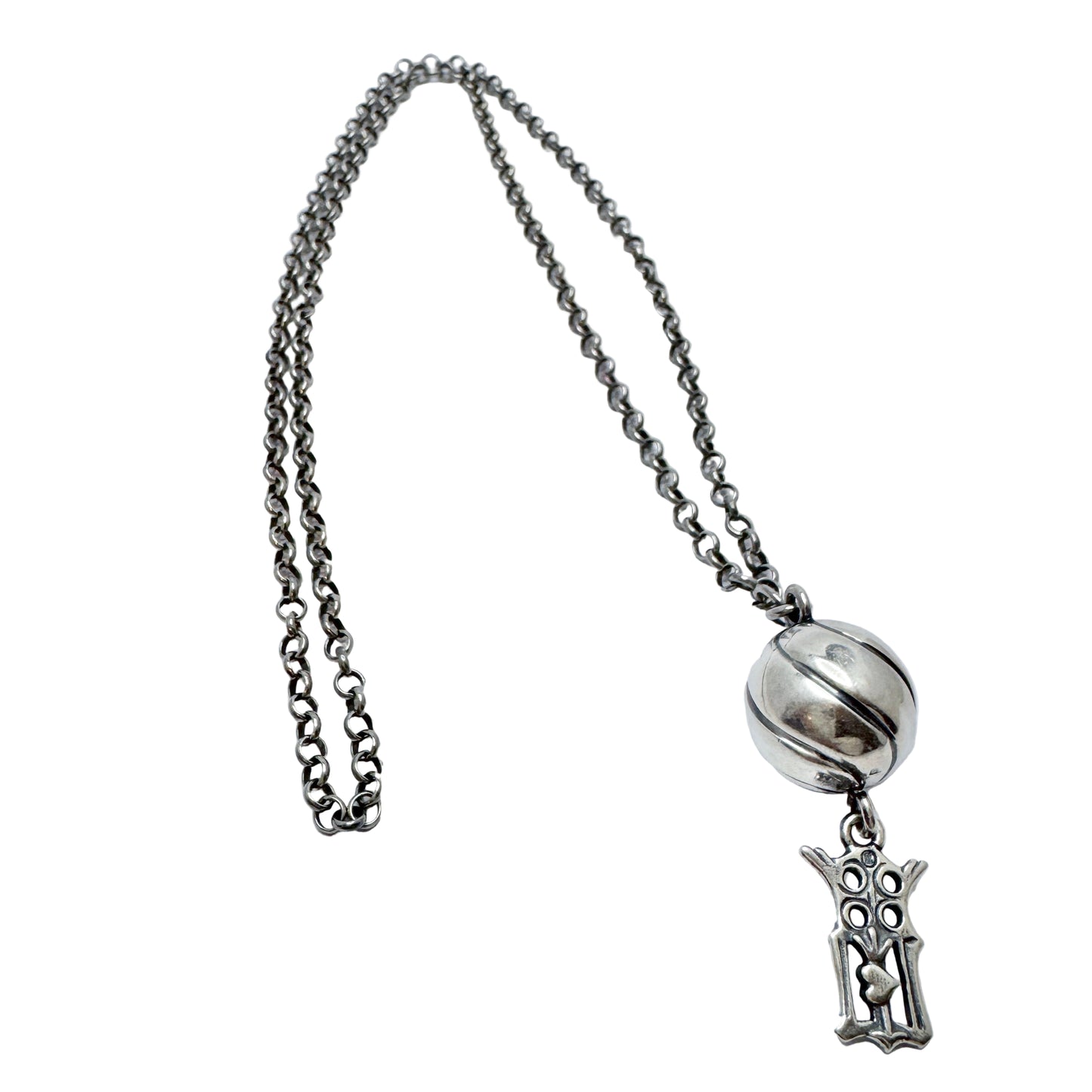 Kalevala Koru, Finland. Vintage Sterling Silver Pendant Necklace