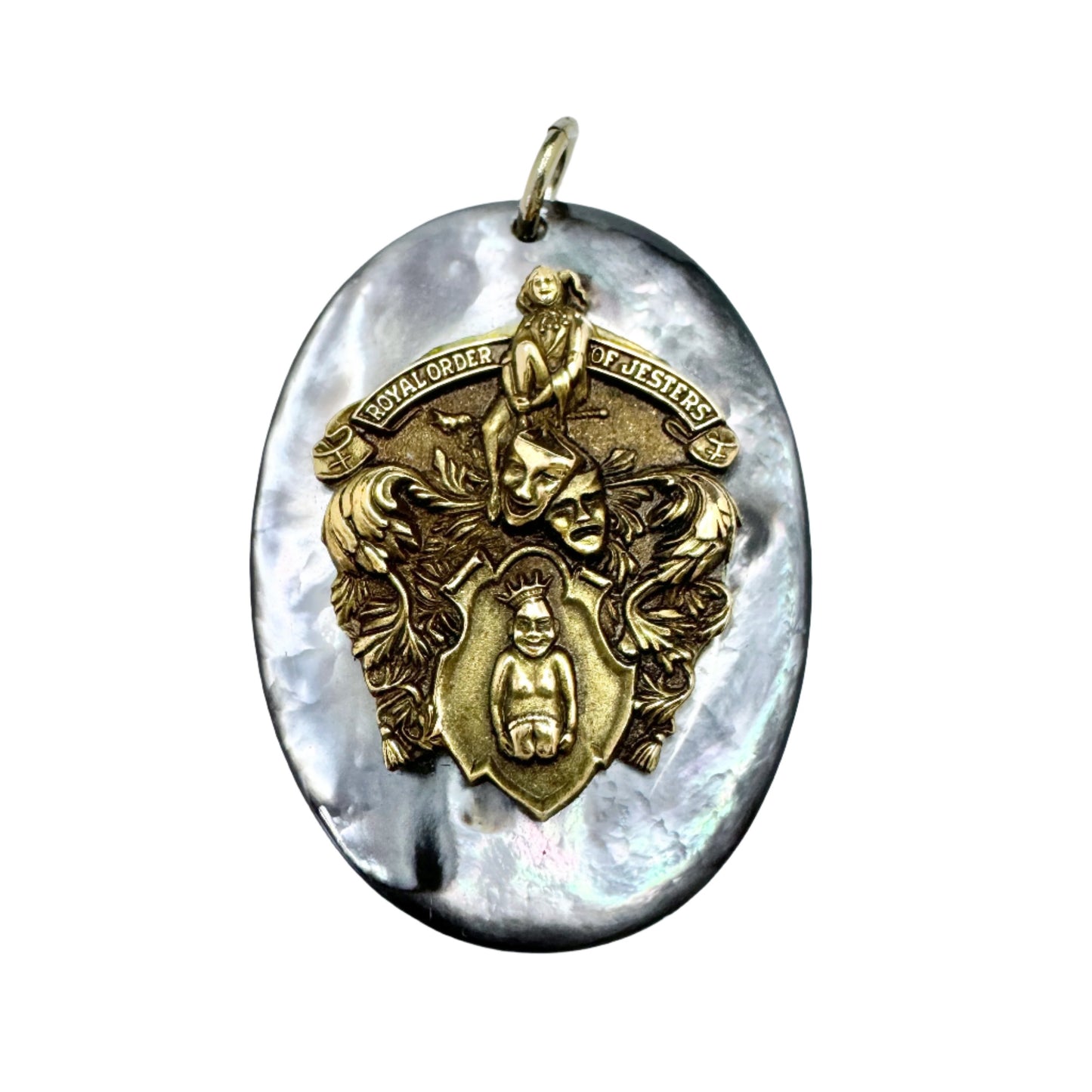 Vintage Royal Order of Jesters Costume Jewelry Pendant