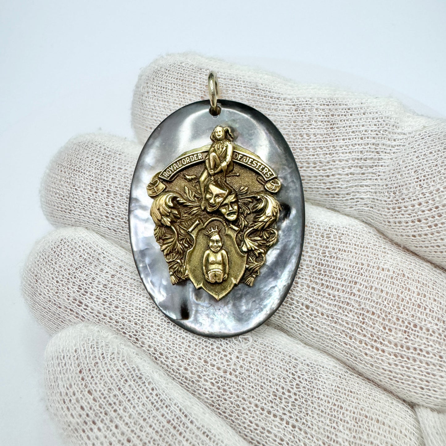 Vintage Royal Order of Jesters Costume Jewelry Pendant