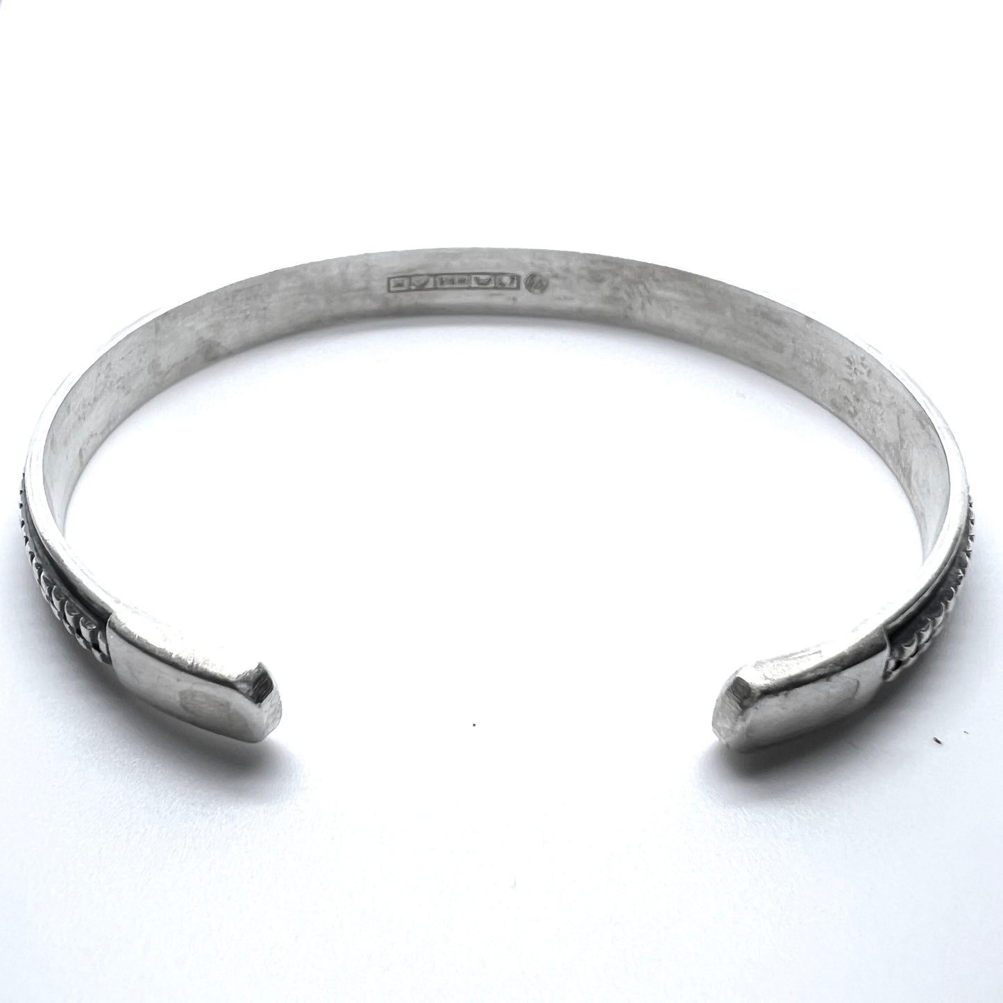 Kalevala Koru, Finland 1964. Vintage Solid Silver Bracelet.