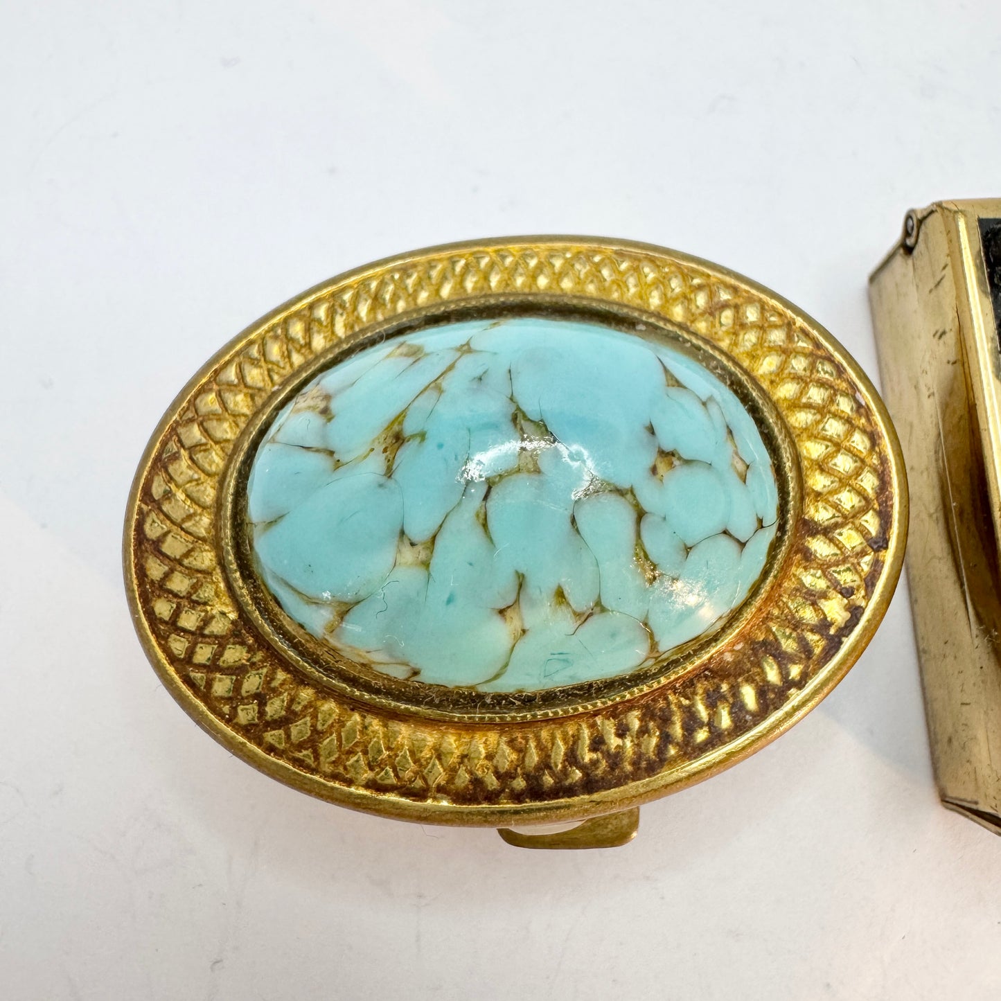 Two Vintage 1940-50s Trinket Pill Boxes.