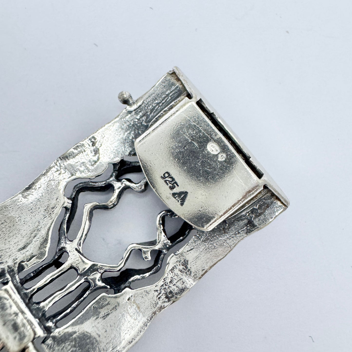 Teka, Theodor Klotz, Germany ca 1970. Vintage Sterling Silver Bracelet.