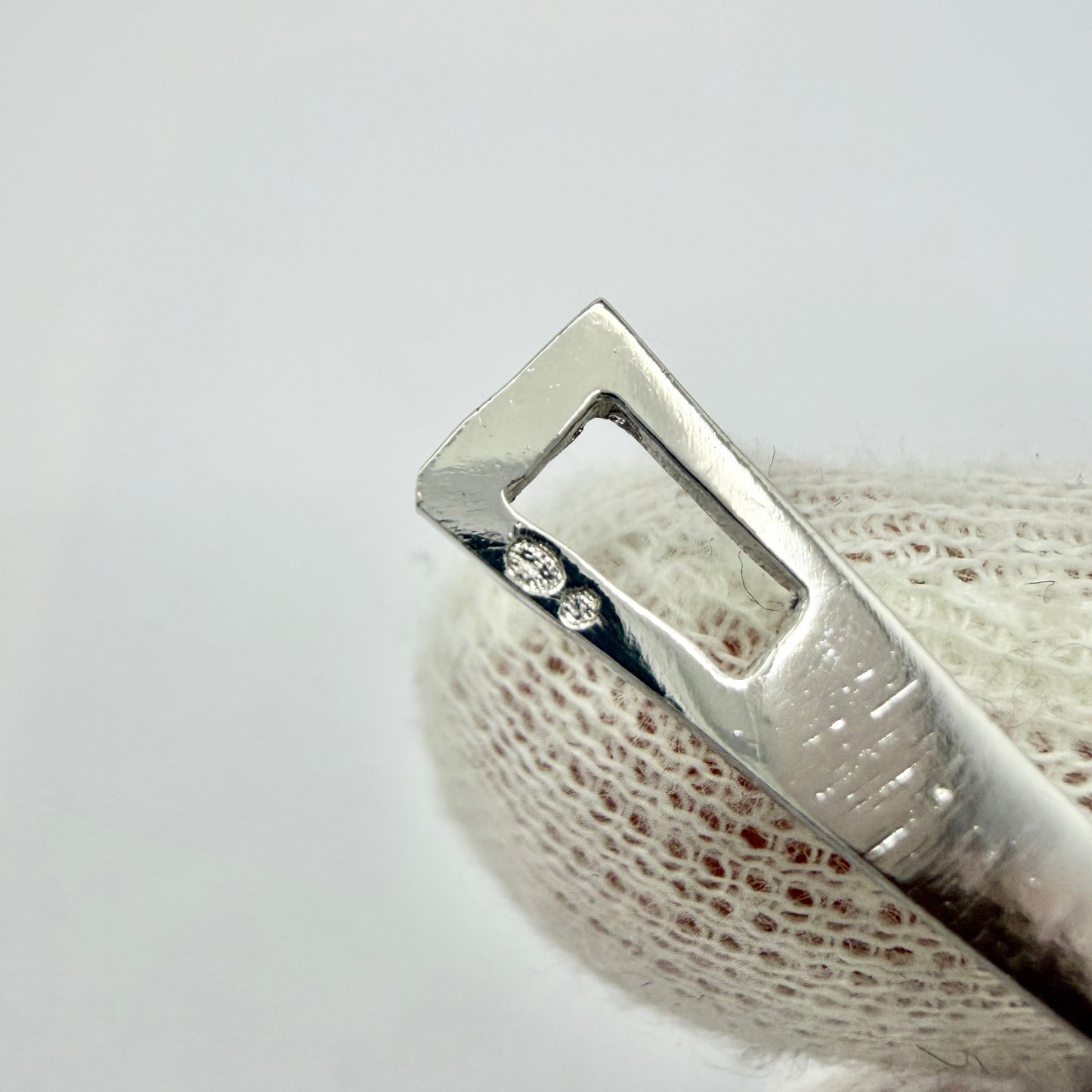 Sweden. Vintage Sterling Silver Rock Crystal Pendant.