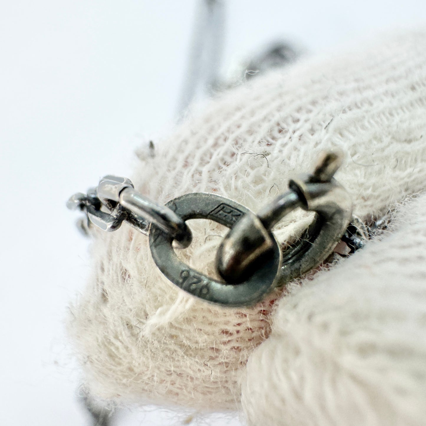 Teka Theodor Klotz, Germany 1970s. Vintage Sterling Silver Pendant Necklace.