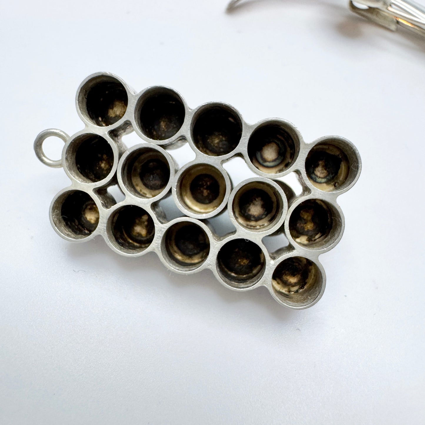 Elis Kauppi, Kupittaan Kulta Finland 1962. Silver Brooch + Pendant. Pls read description.