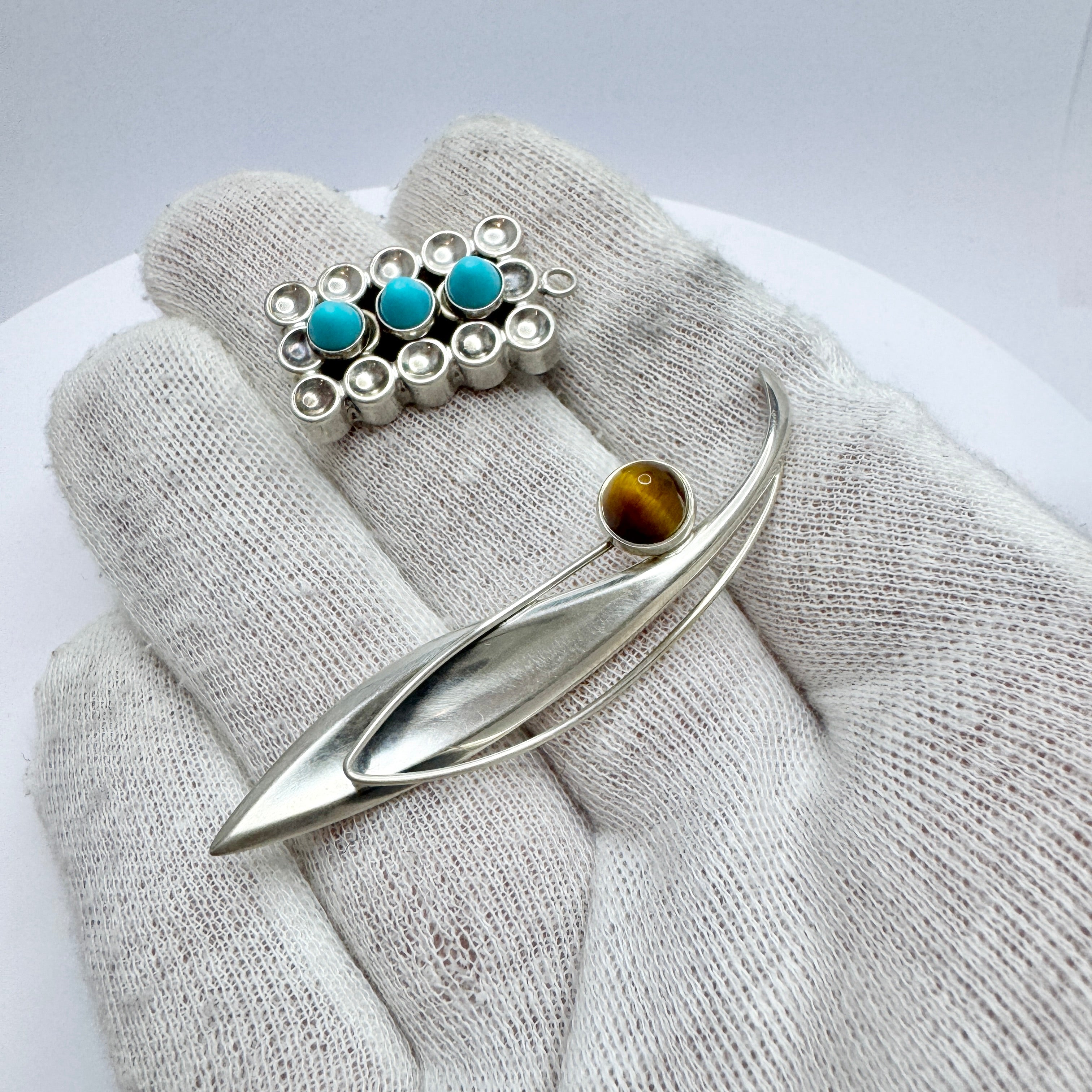 Elis Kauppi, Kupittaan Kulta Finland 1962. Silver Brooch +