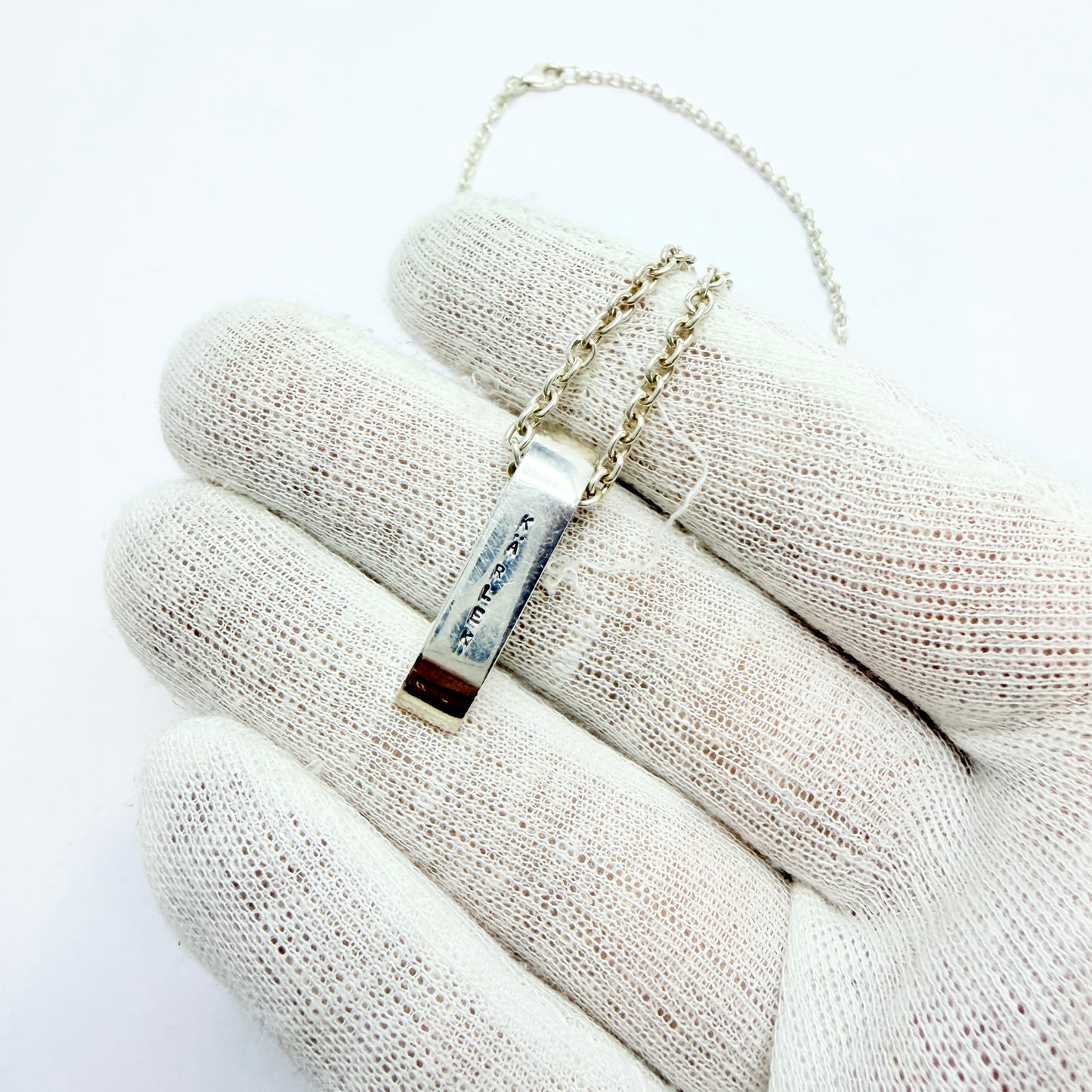 Efva Attling, Sweden. Sterling Silver Kärlek / Love Pendant Necklace.