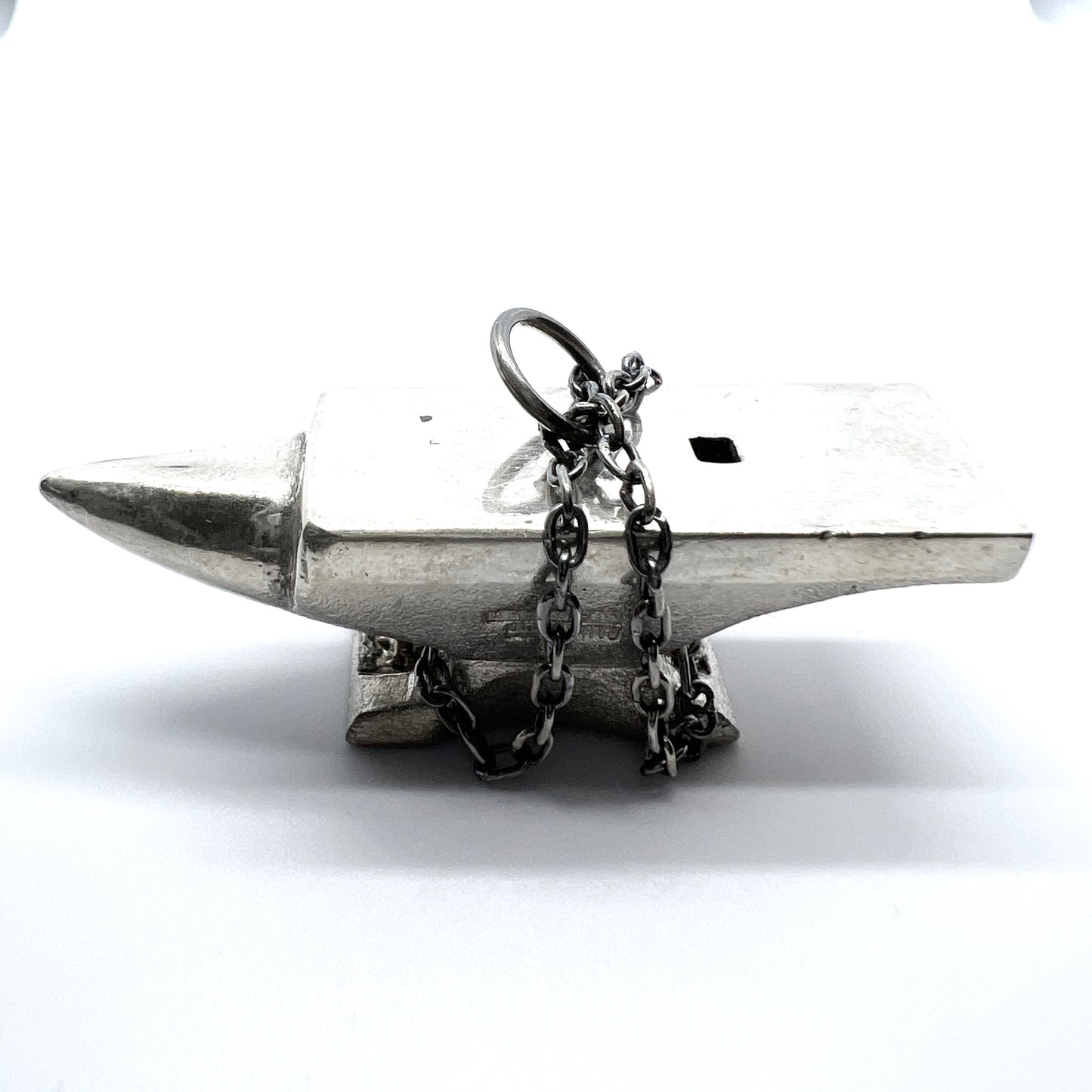 KELLO, Finland 2012. Chunky 39.7gram Sterling Silver Anvil Pendant.