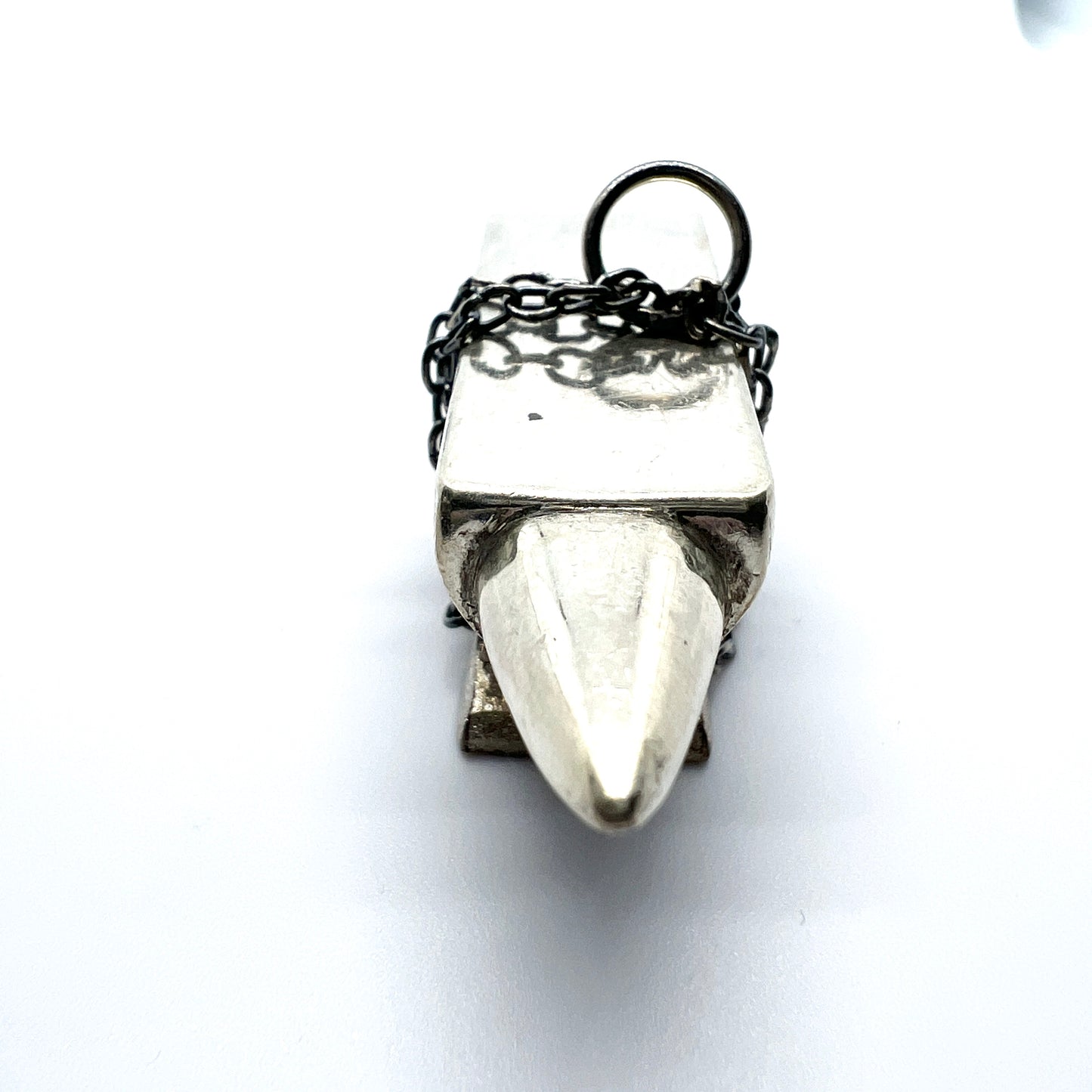 KELLO, Finland 2012. Chunky 39.7gram Sterling Silver Anvil Pendant.