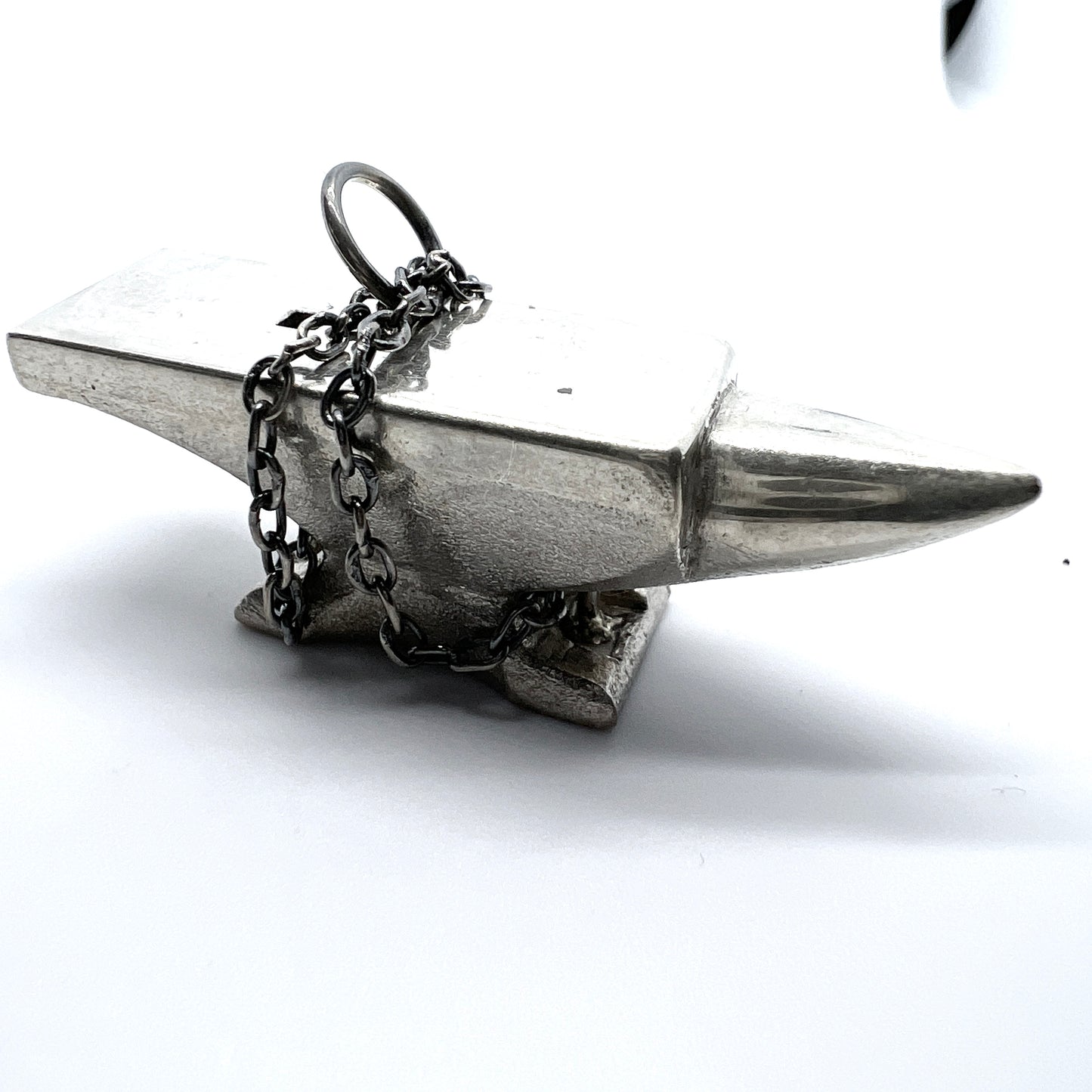 KELLO, Finland 2012. Chunky 39.7gram Sterling Silver Anvil Pendant.