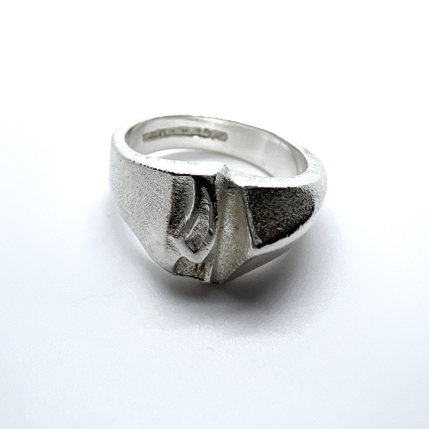 Bjorn Weckstrom for Lapponia, Finland 1991. Vintage Sterling Silver Ring.