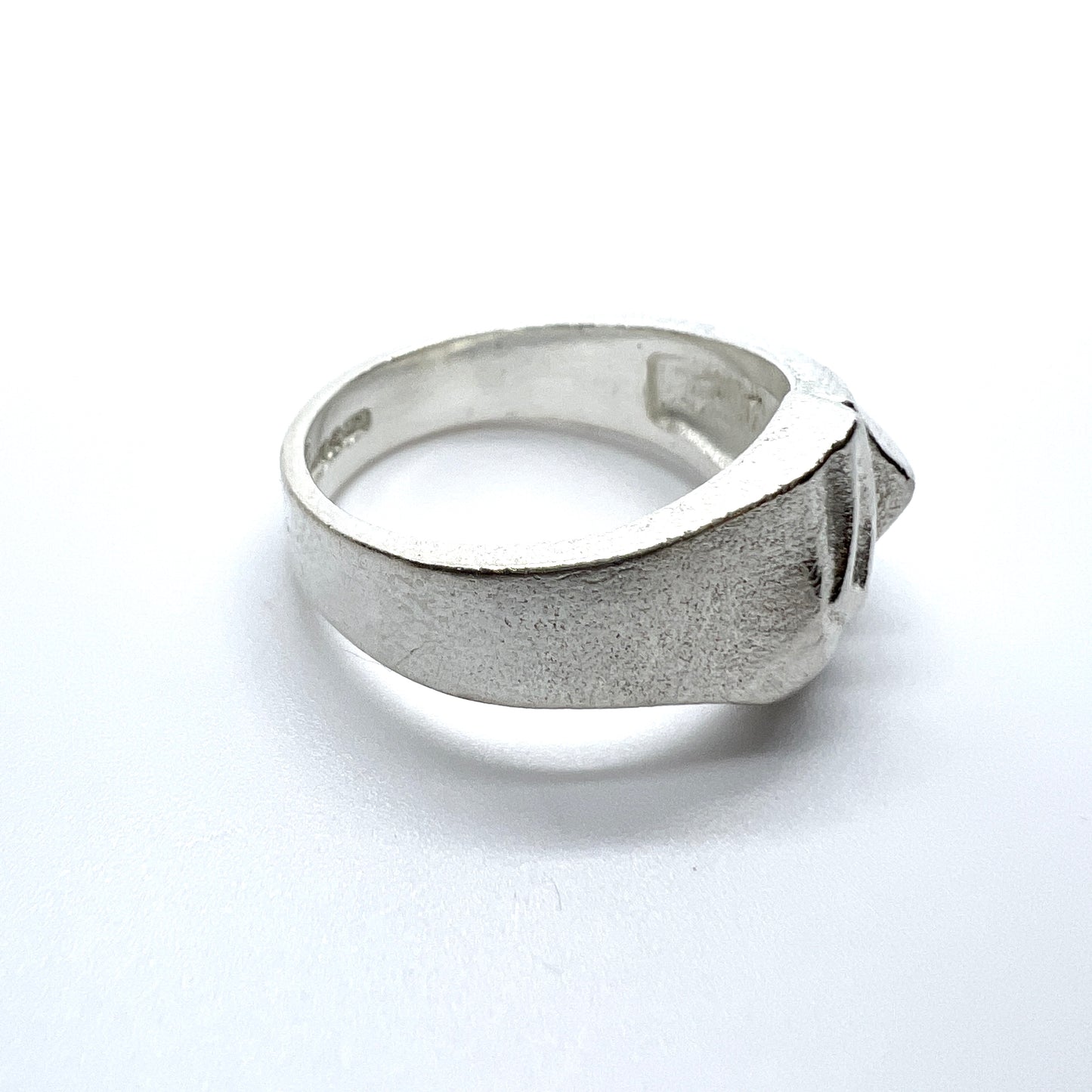 Bjorn Weckstrom for Lapponia, Finland 1991. Vintage Sterling Silver Ring.