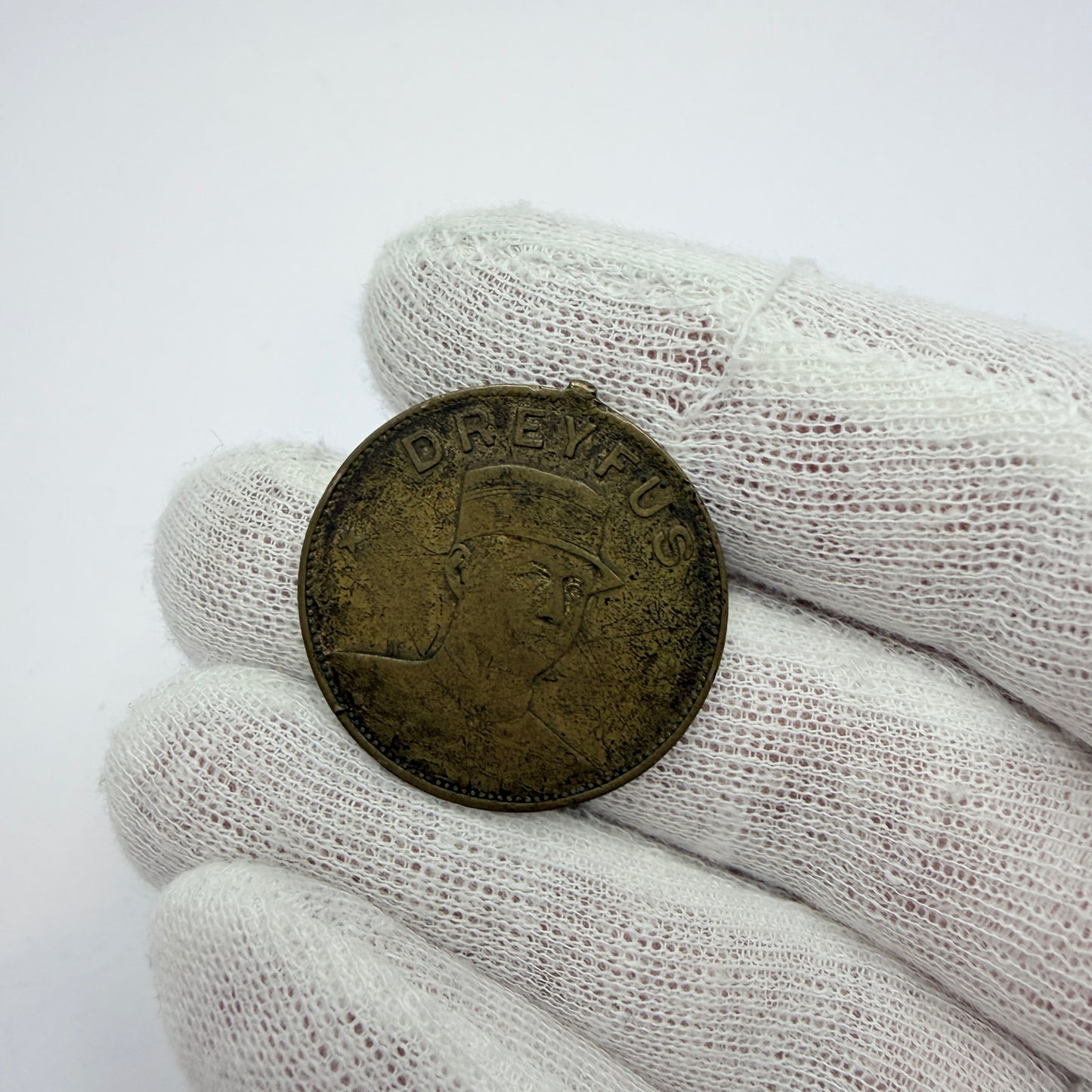 France. Antique Dreyfus / Labori Affair Medallion.
