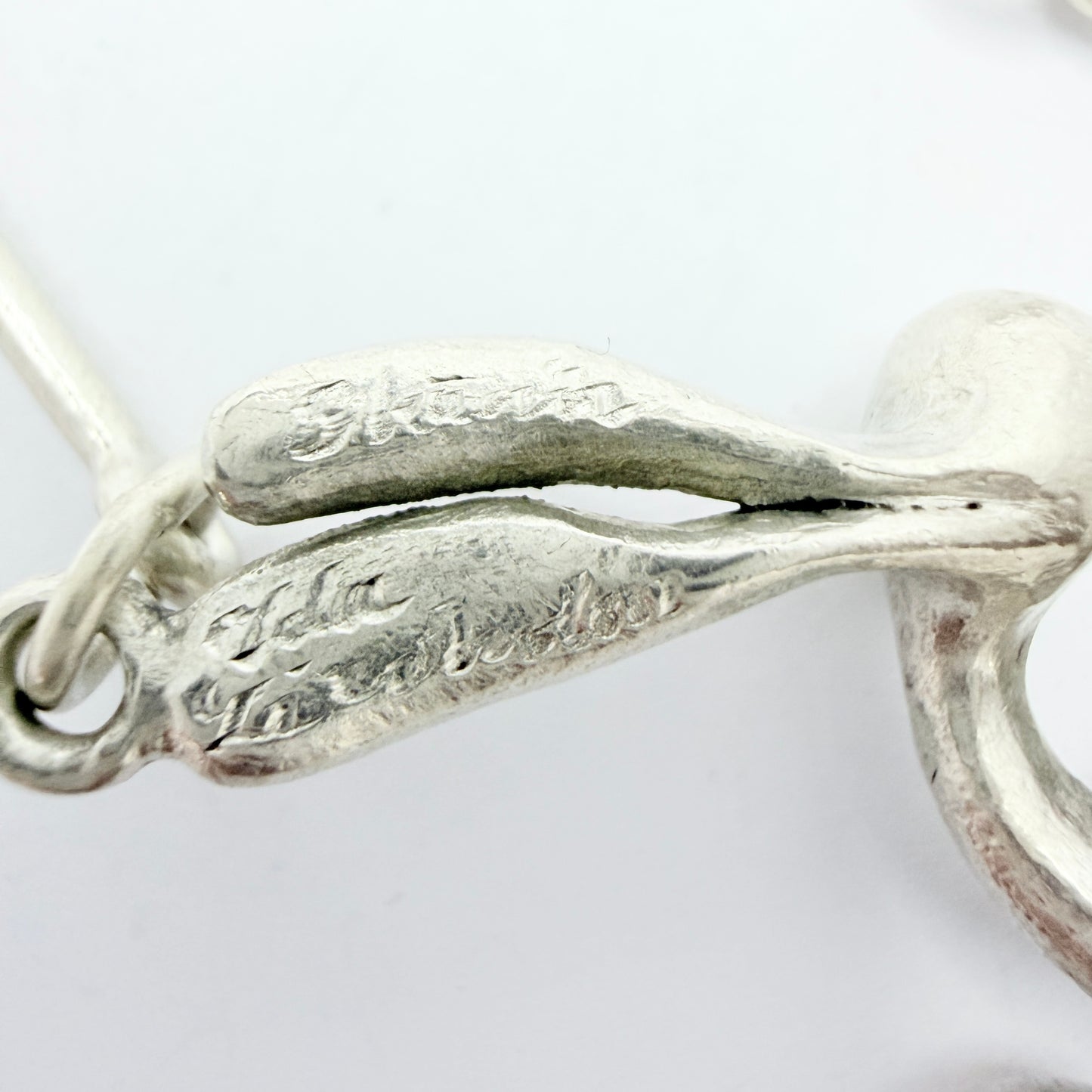 Ida Liedholm, Sweden. Signed Sterling Silver Pendant Necklace.