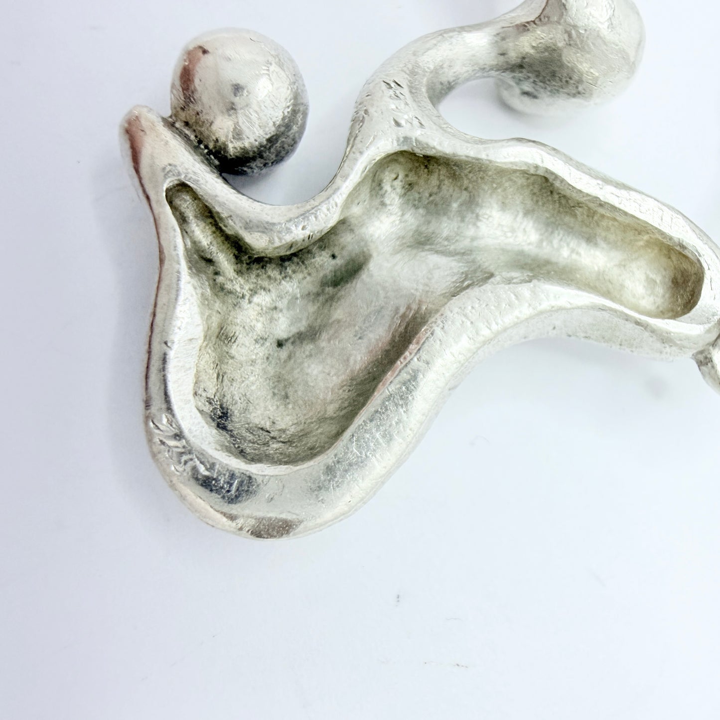 Ida Liedholm, Sweden. Signed Sterling Silver Pendant Necklace.