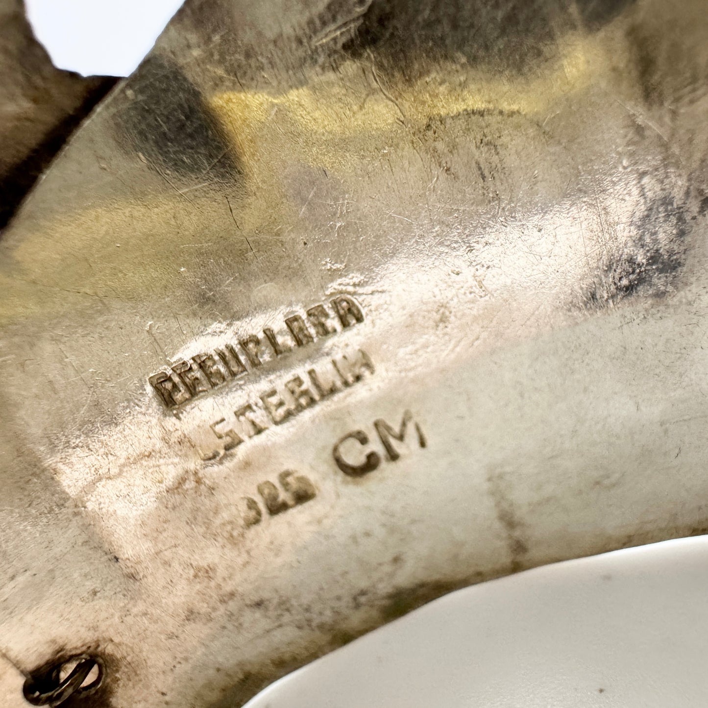 ORG CM, PERUPLATA. Vintage Sterling Silver Bracelet.