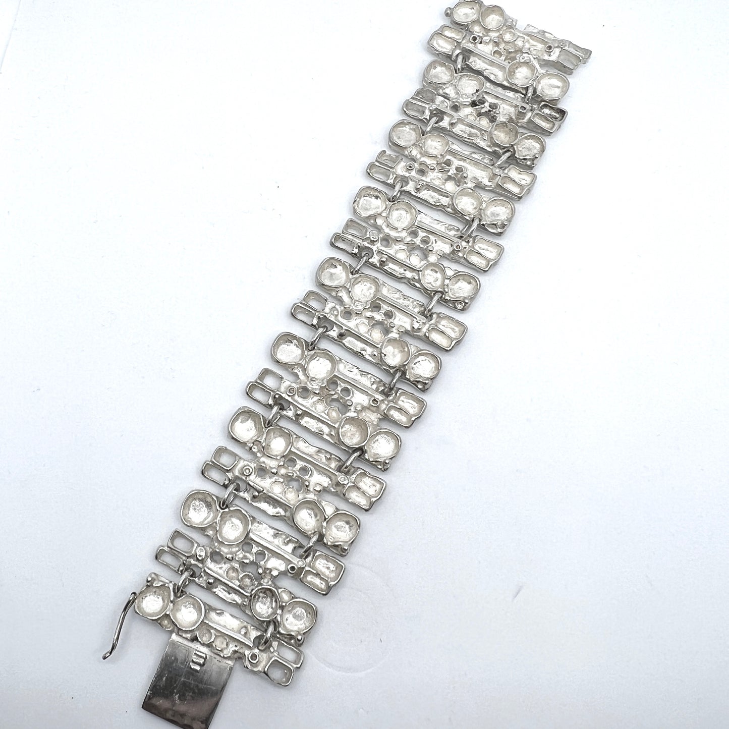 Juhls Kautokeino, Norway Massive 4.4oz Vintage Sterling Silver Bracelet.