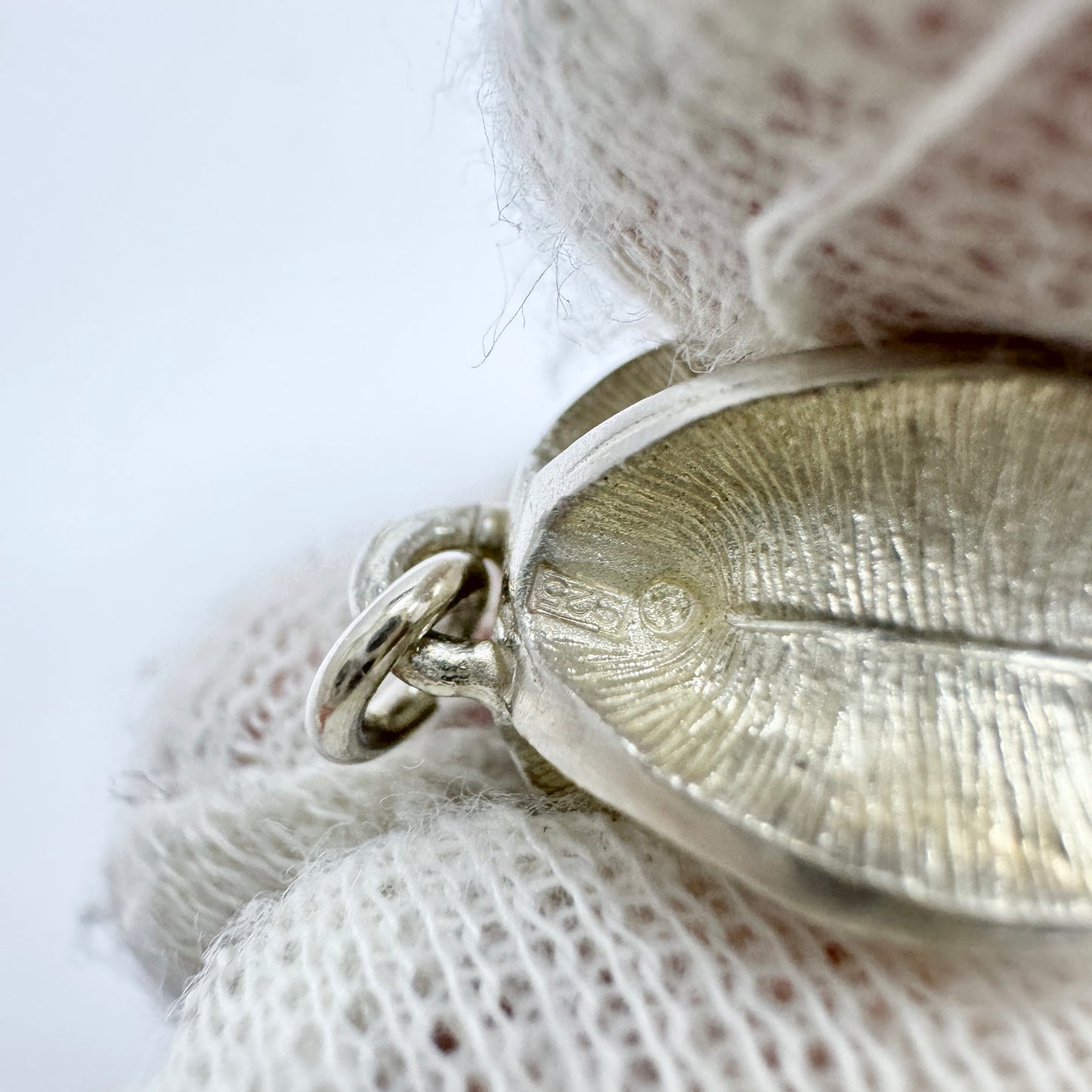 Kalevala Koru, Finland. Vintage Sterling Silver Charm / Pendant. Design: Snow Flower