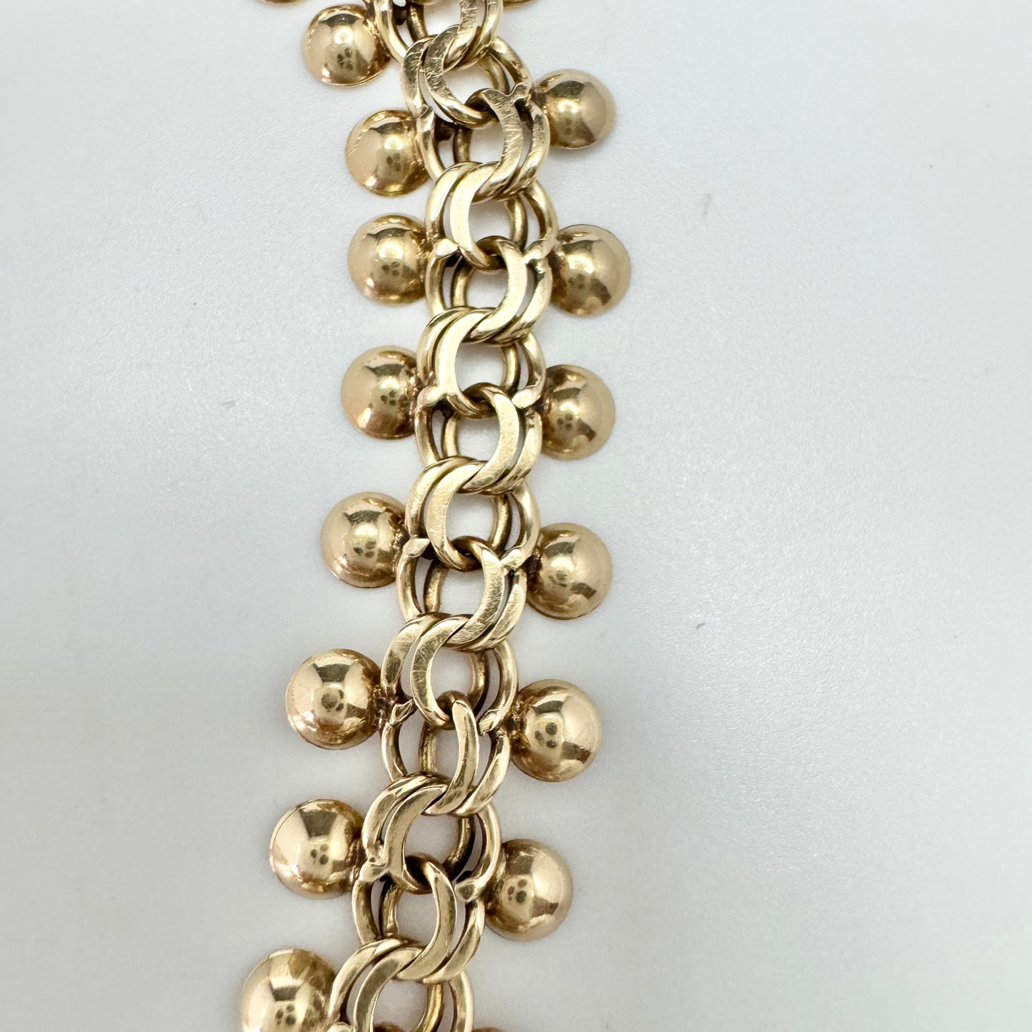 N Westerback, Finland 1966. Vintage 14k Gold Bismarck Bracelet.