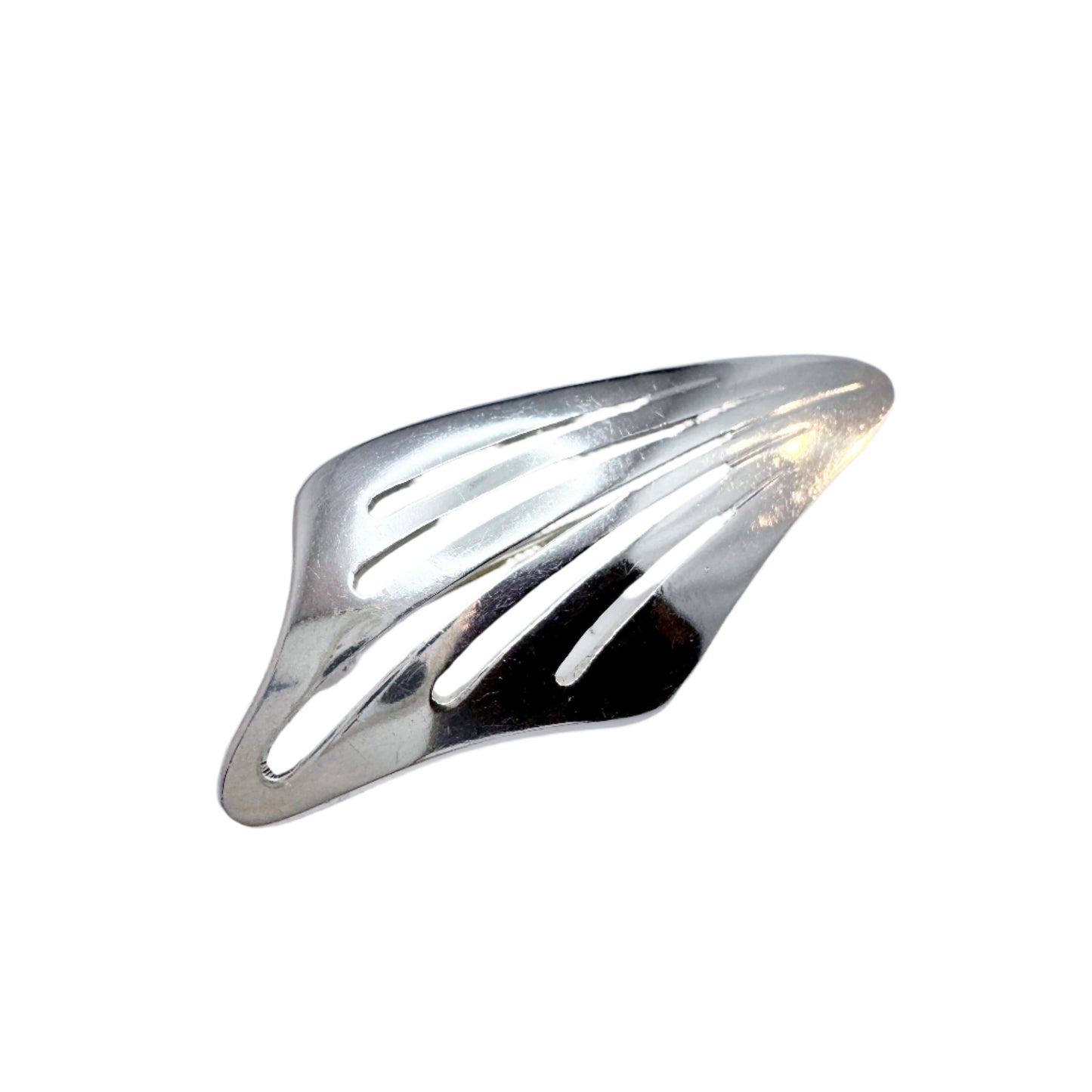 Lennart Haglund, Sweden 1955. Vintage Mid-century Modern Sterling Silver Brooch.