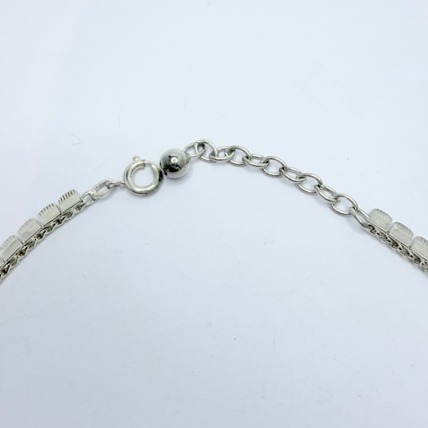 Andreas Daub, Germany. Vintage Solid Silver Necklace.