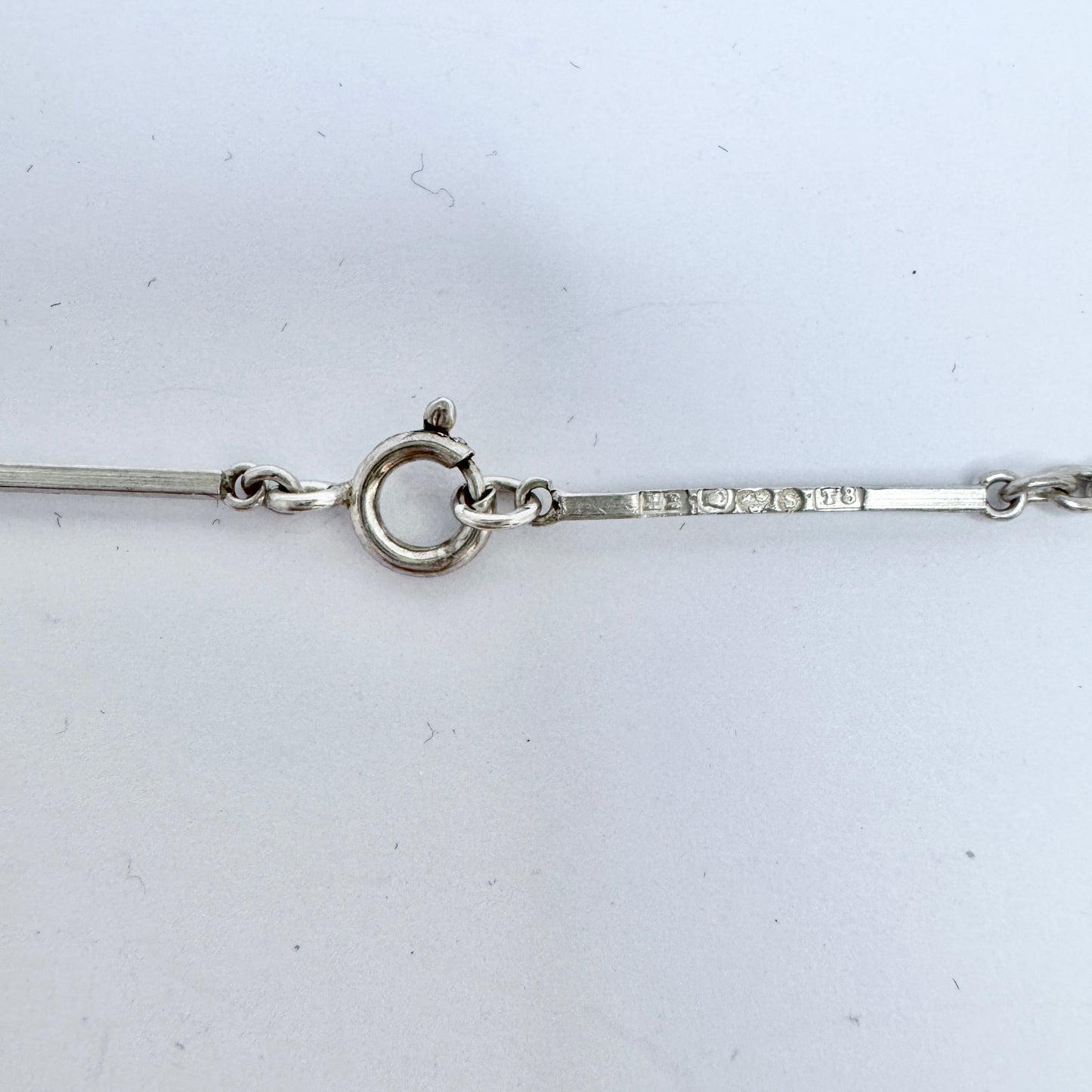 Heribert Engelbert, Sweden 1945. Vintage Sterling Silver Necklace.