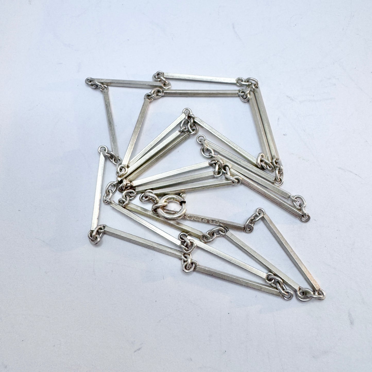 Heribert Engelbert, Sweden 1945. Vintage Sterling Silver Necklace.