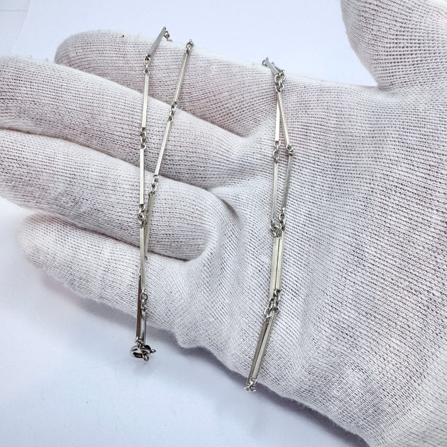 Heribert Engelbert, Sweden 1945. Vintage Sterling Silver Necklace.