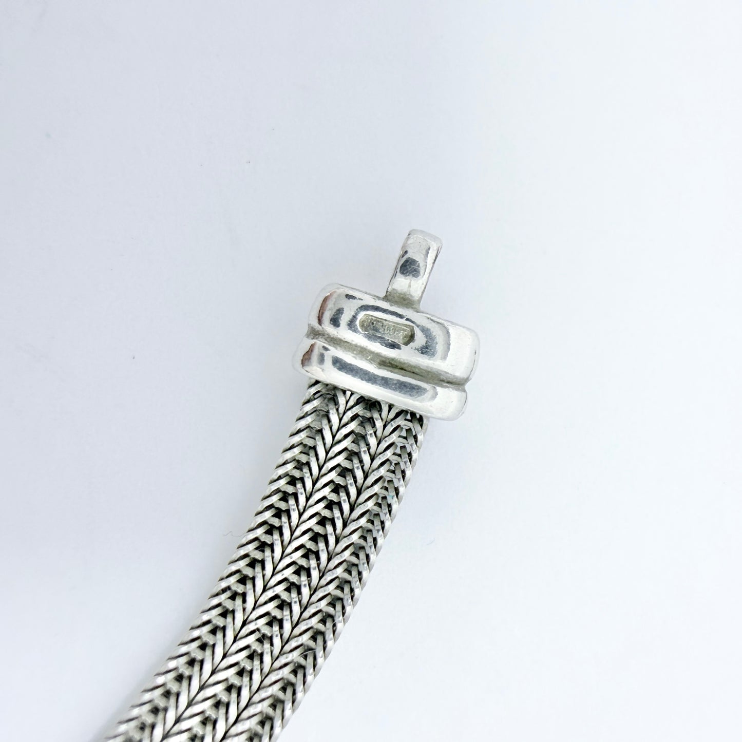 Maker 1835, Arezzo Italy. Vintage Sterling Silver Necklace.