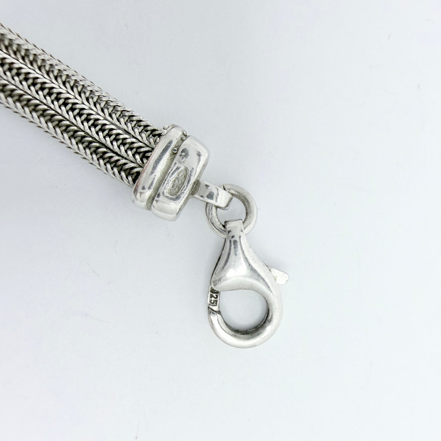 Maker 1835, Arezzo Italy. Vintage Sterling Silver Necklace.