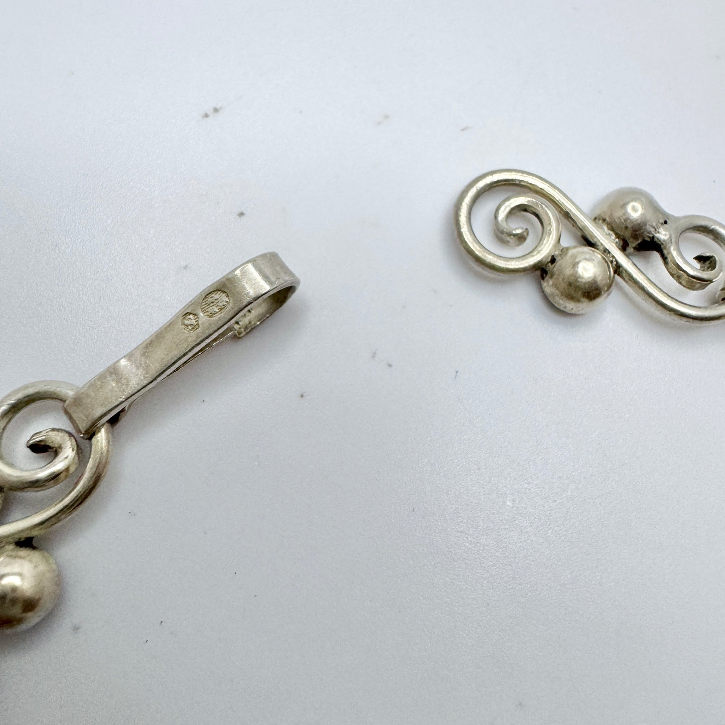 Denmark ca 1940. Solid Silver Bracelet.