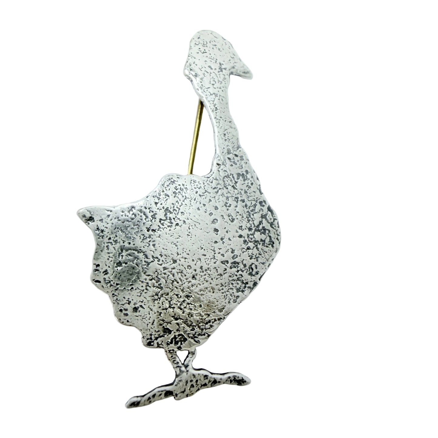 Esther Slagsvold for David-Andersen, Norway. Vintage Sterling Silver Brooch.